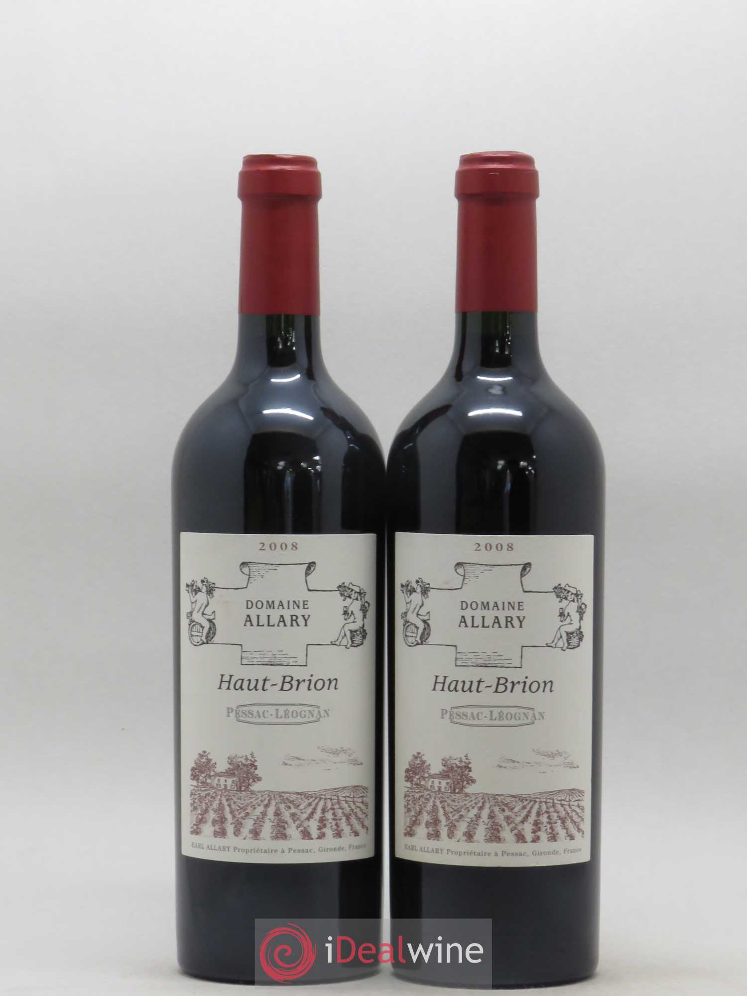 Domaine Allary Haut-Brion 2008 - Lot de 2 bouteilles - 0