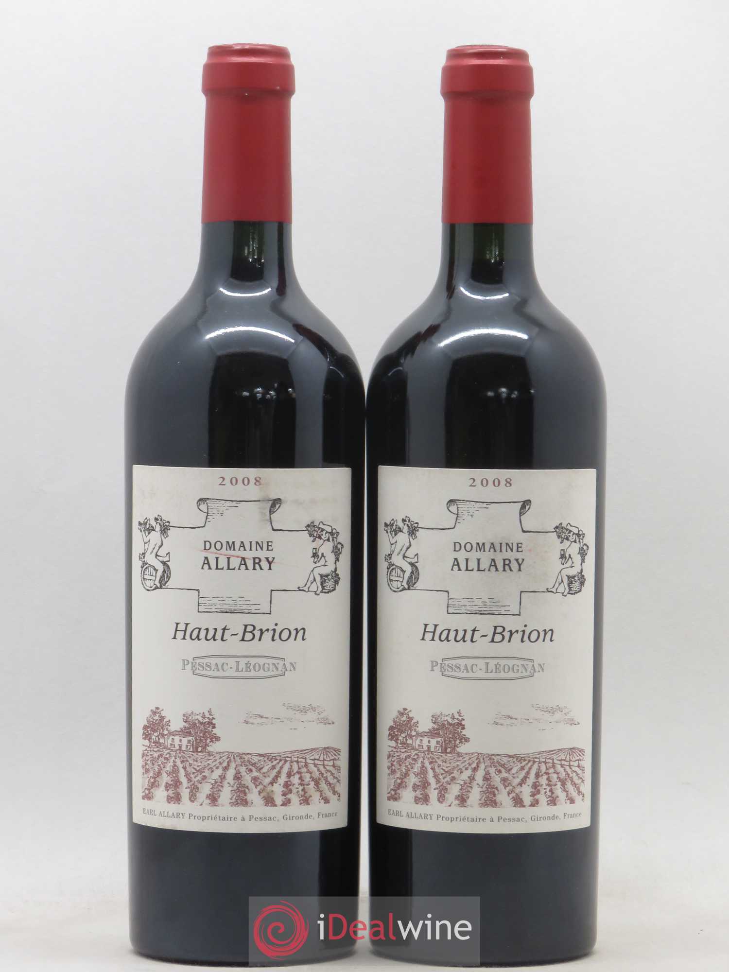 Domaine Allary Haut-Brion 2008 - Lot de 2 bouteilles - 0
