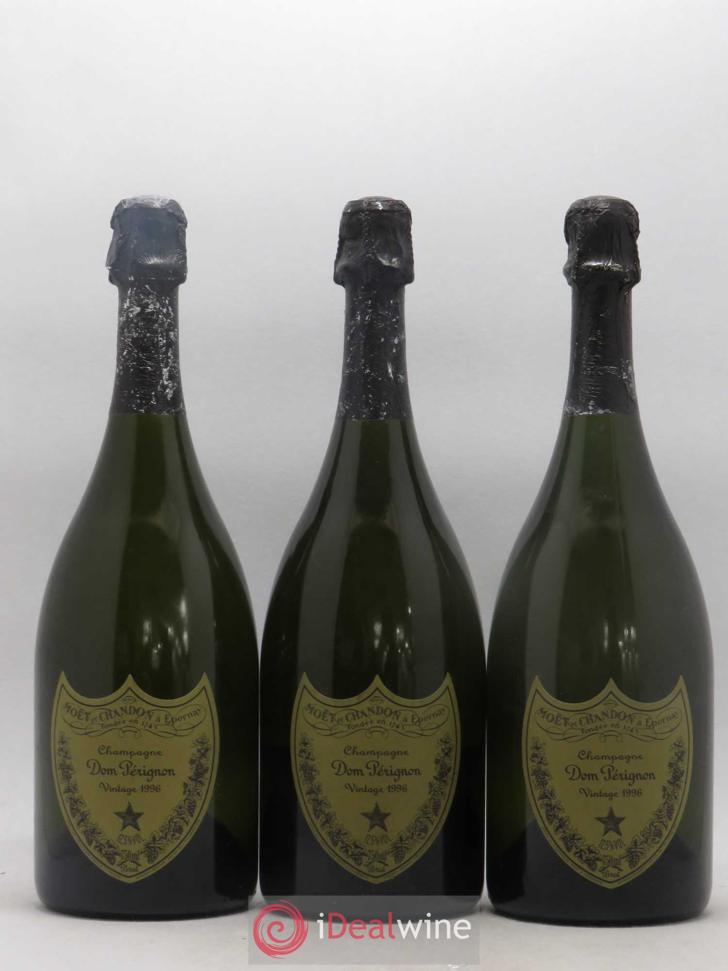 Brut Dom Pérignon 1996 - Lot de 3 bouteilles - 0