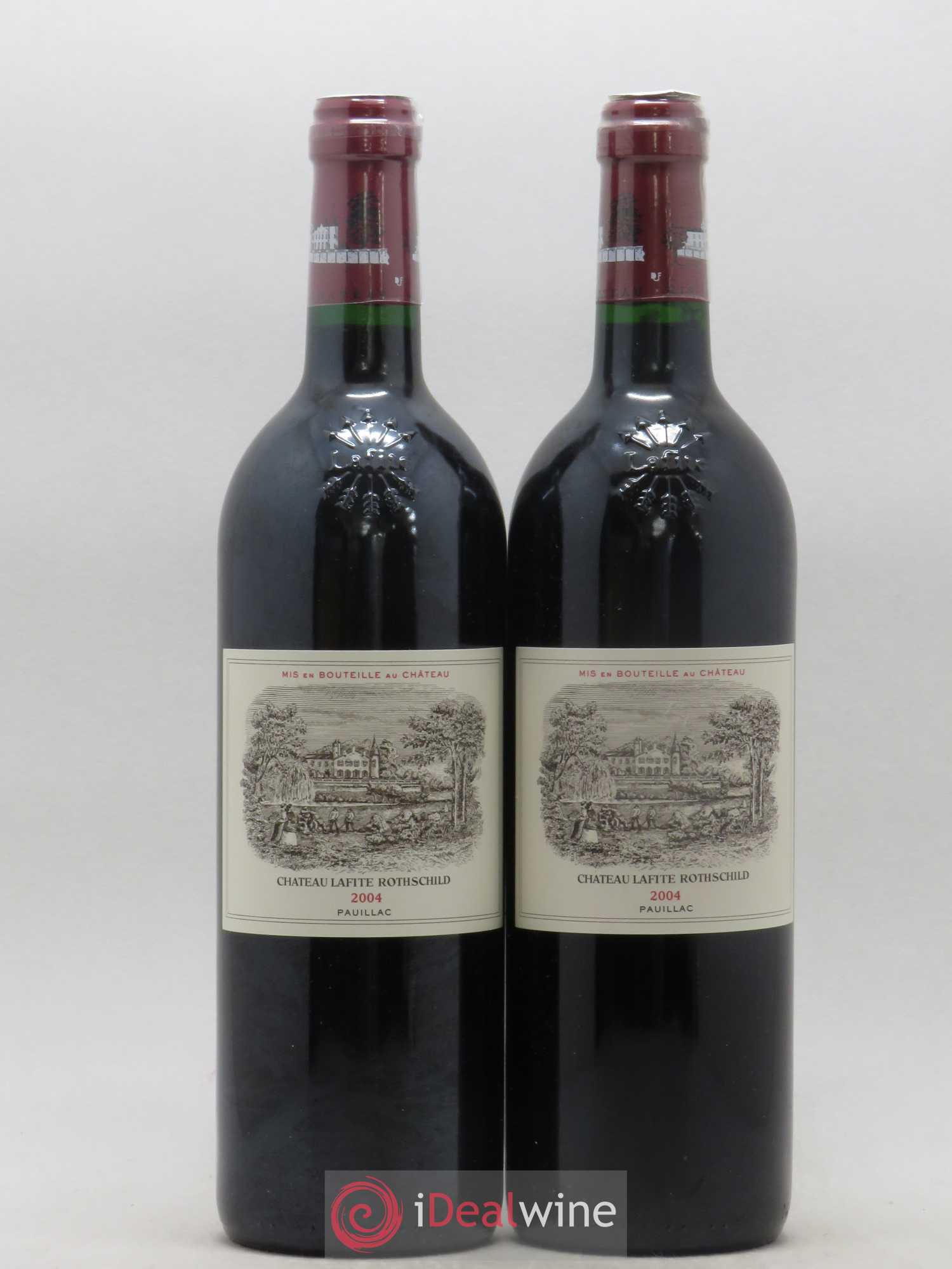 Château Lafite Rothschild 1er Grand Cru Classé 2004 - Lot de 2 bouteilles - 0