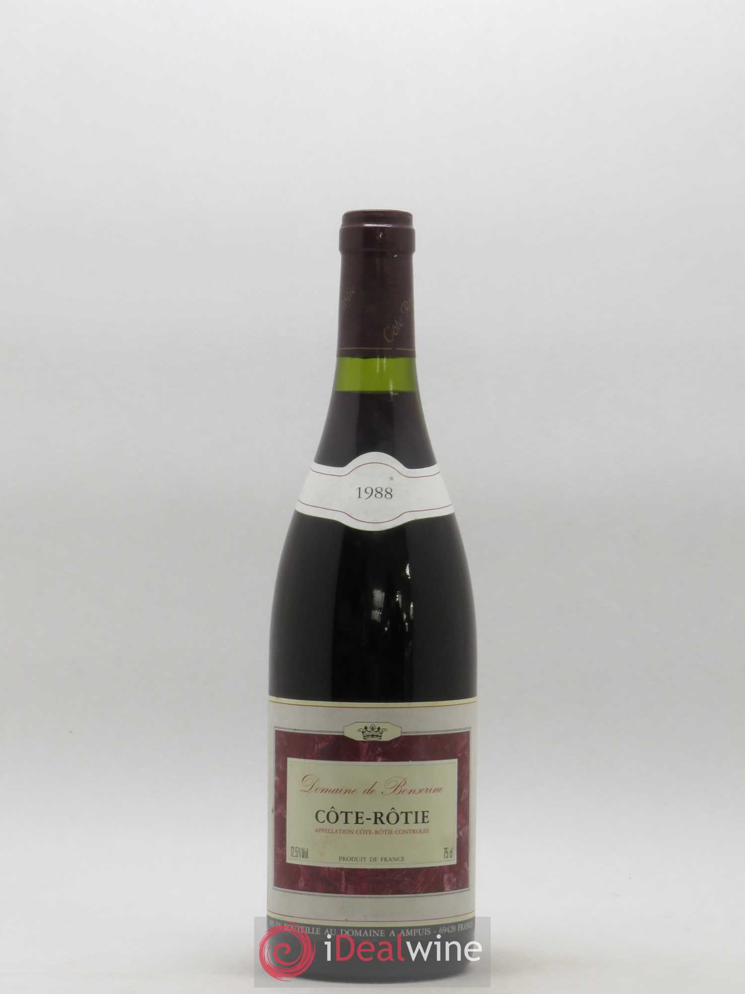Côte-Rôtie Domaine De Bonserine 1988 - Posten von 1 Flasche - 0