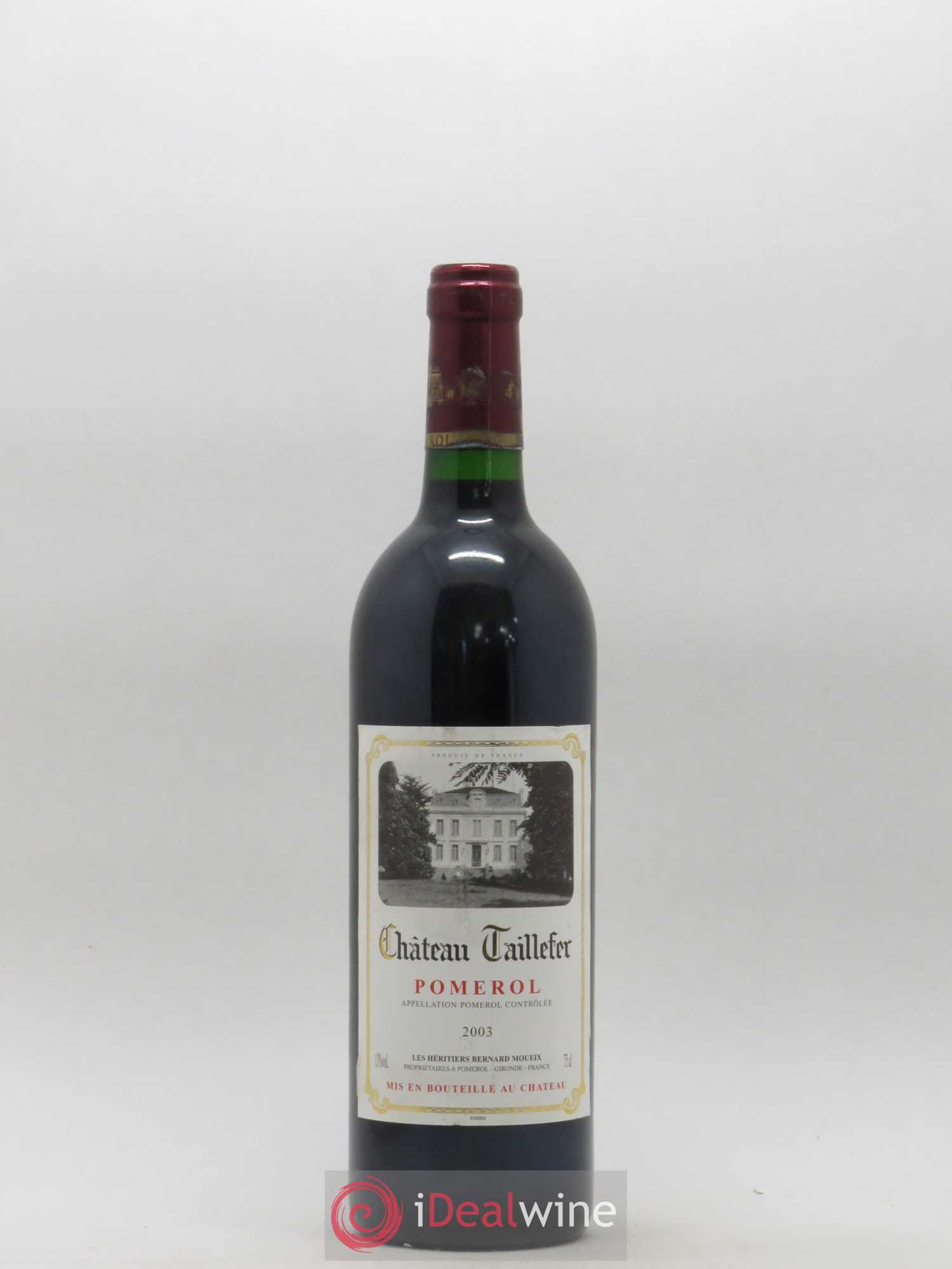 Château Taillefer 2003 - Lot de 1 bouteille - 0