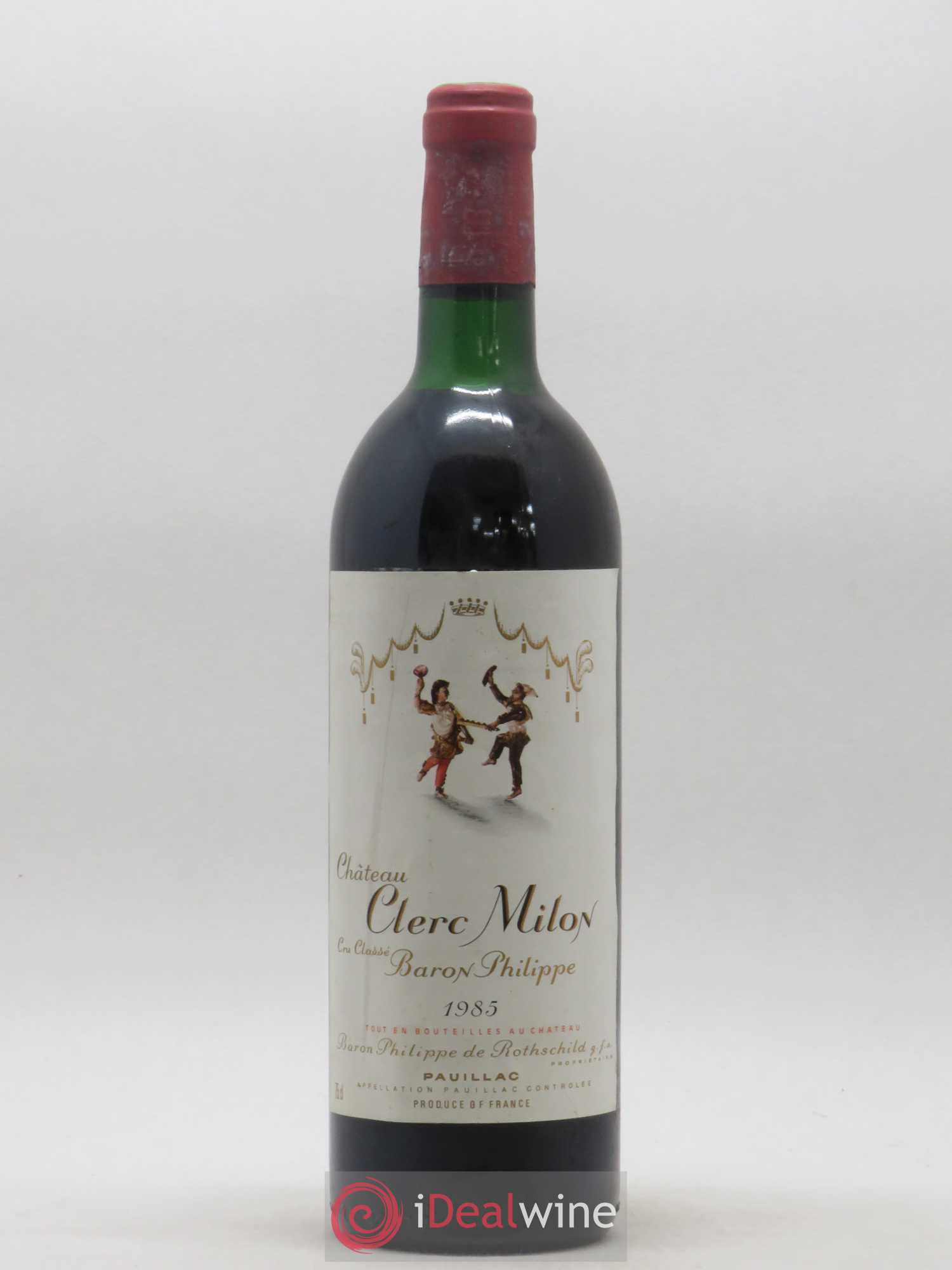 Château Clerc Milon 5ème Grand Cru Classé 1985 - Lot de 1 bouteille - 0