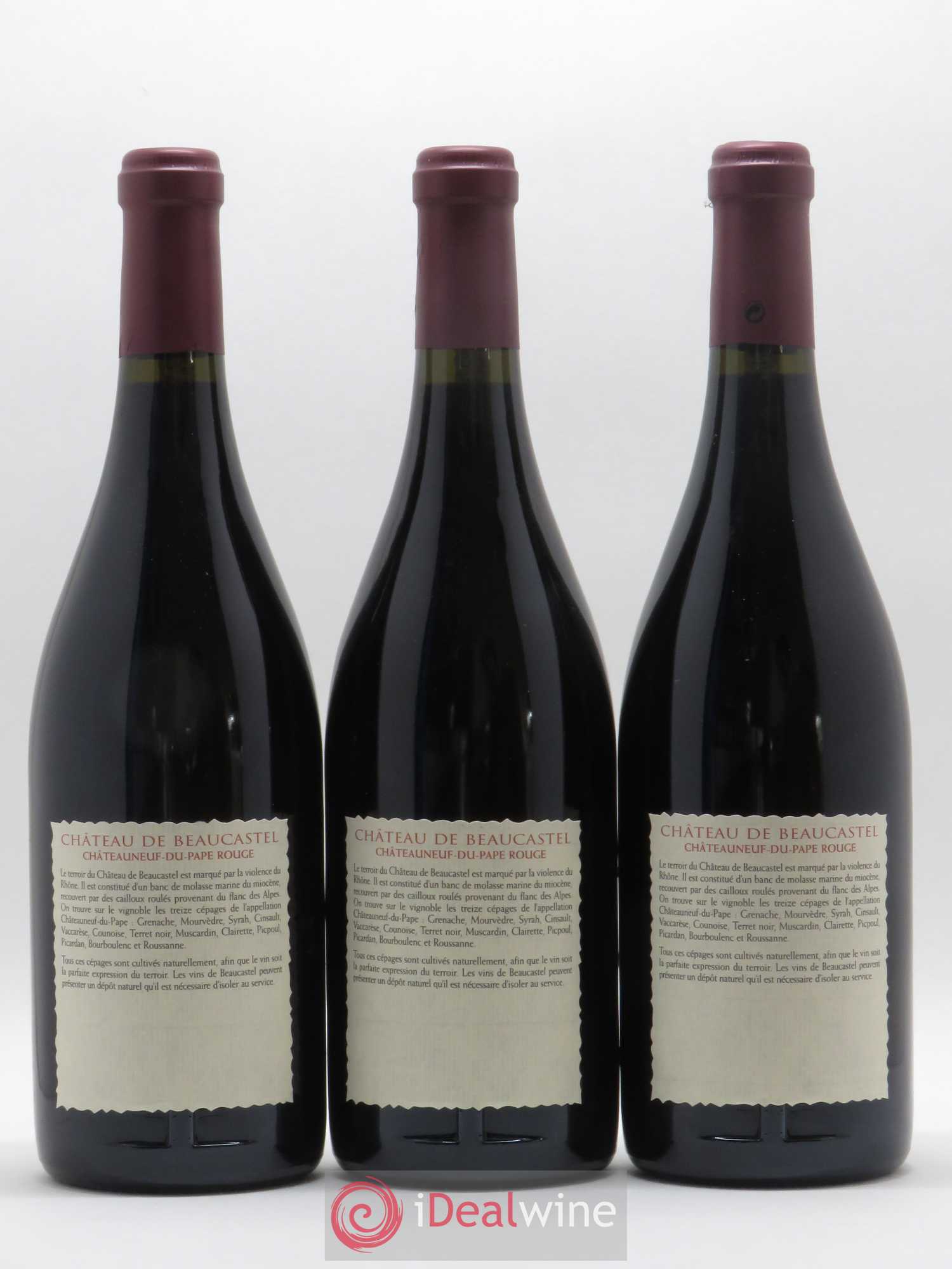 Châteauneuf-du-Pape Château de Beaucastel Famille Perrin 2000 - Lot de 12 bouteilles - 2