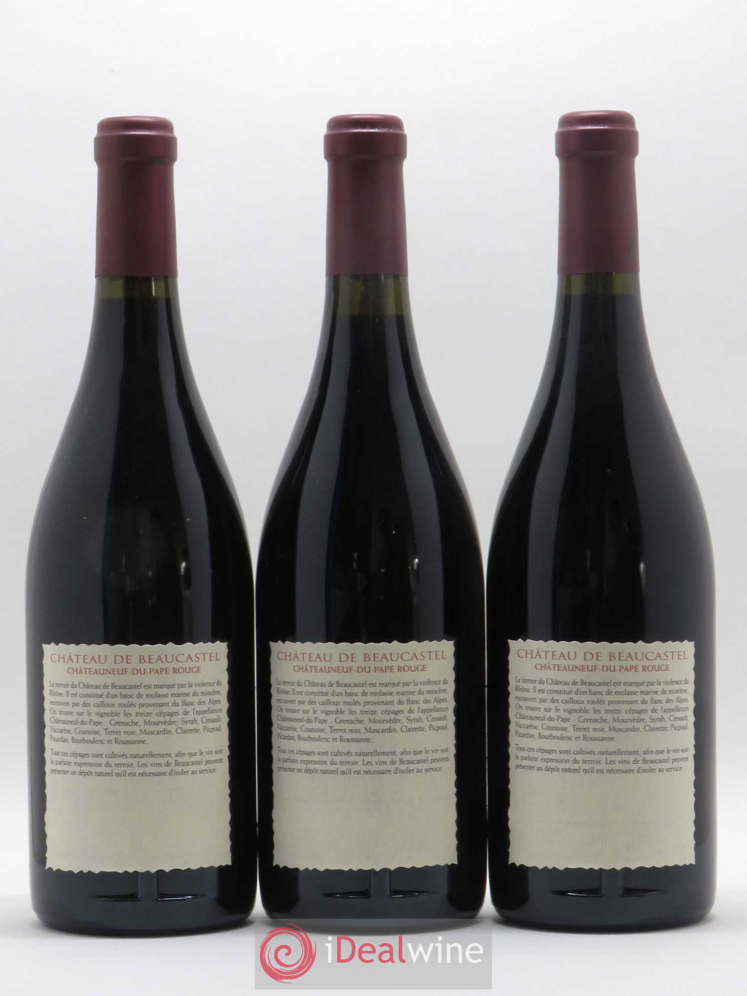 Châteauneuf-du-Pape Château de Beaucastel Famille Perrin 2000 - Lot de 12 bouteilles - 4