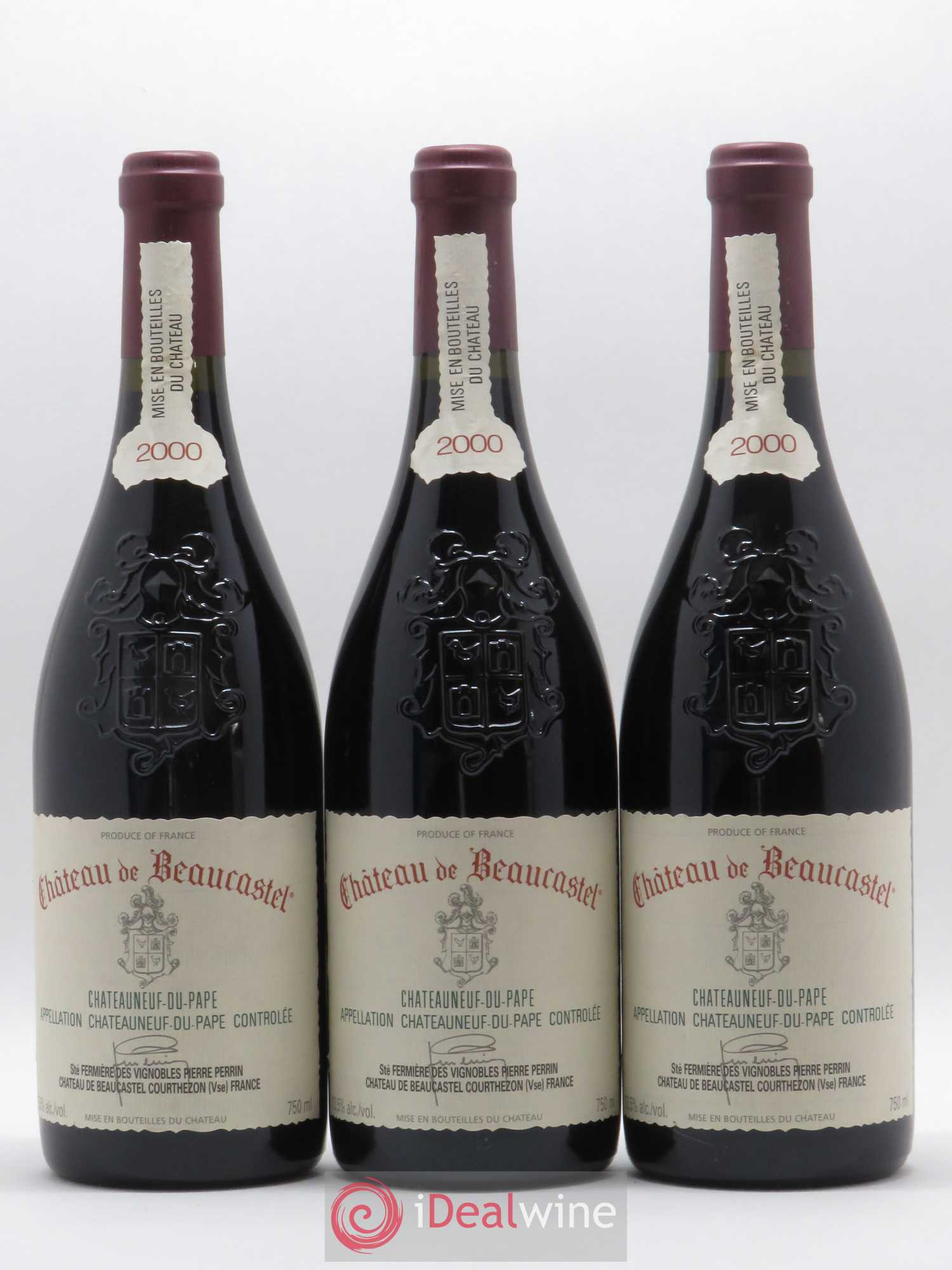 Châteauneuf-du-Pape Château de Beaucastel Famille Perrin 2000 - Lot de 12 bouteilles - 5