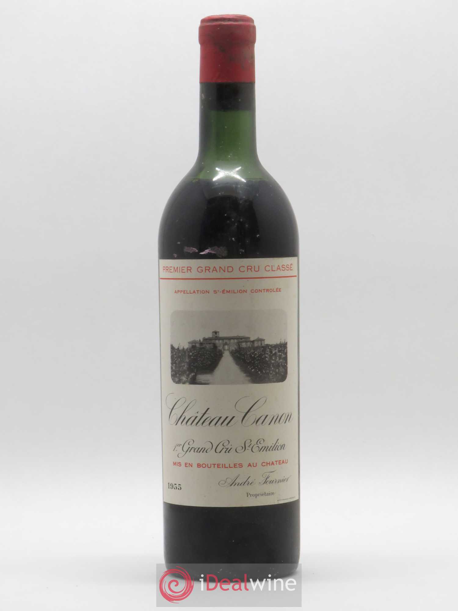 Château Canon 1er Grand Cru Classé B 1955 - Lot de 1 bouteille - 0
