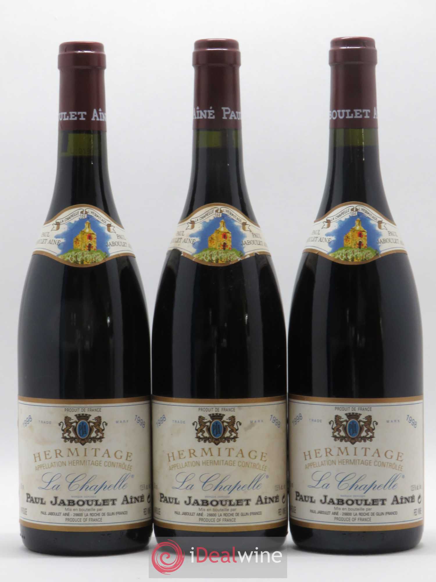 Hermitage La Chapelle Paul Jaboulet Ainé 1998 - Lot de 6 bouteilles - 2