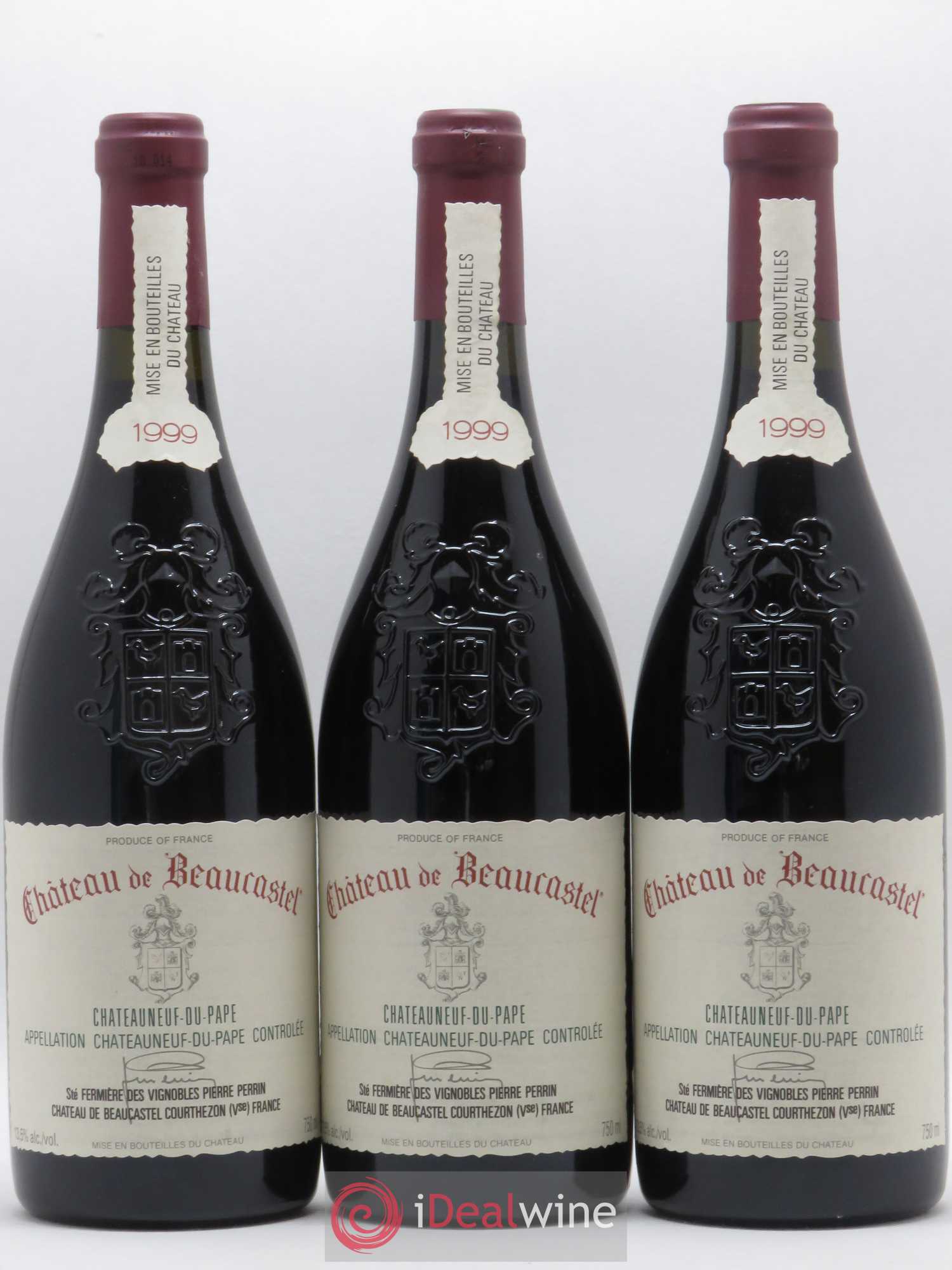 Châteauneuf-du-Pape Château de Beaucastel Famille Perrin 1999 - Lot de 12 bouteilles - 3
