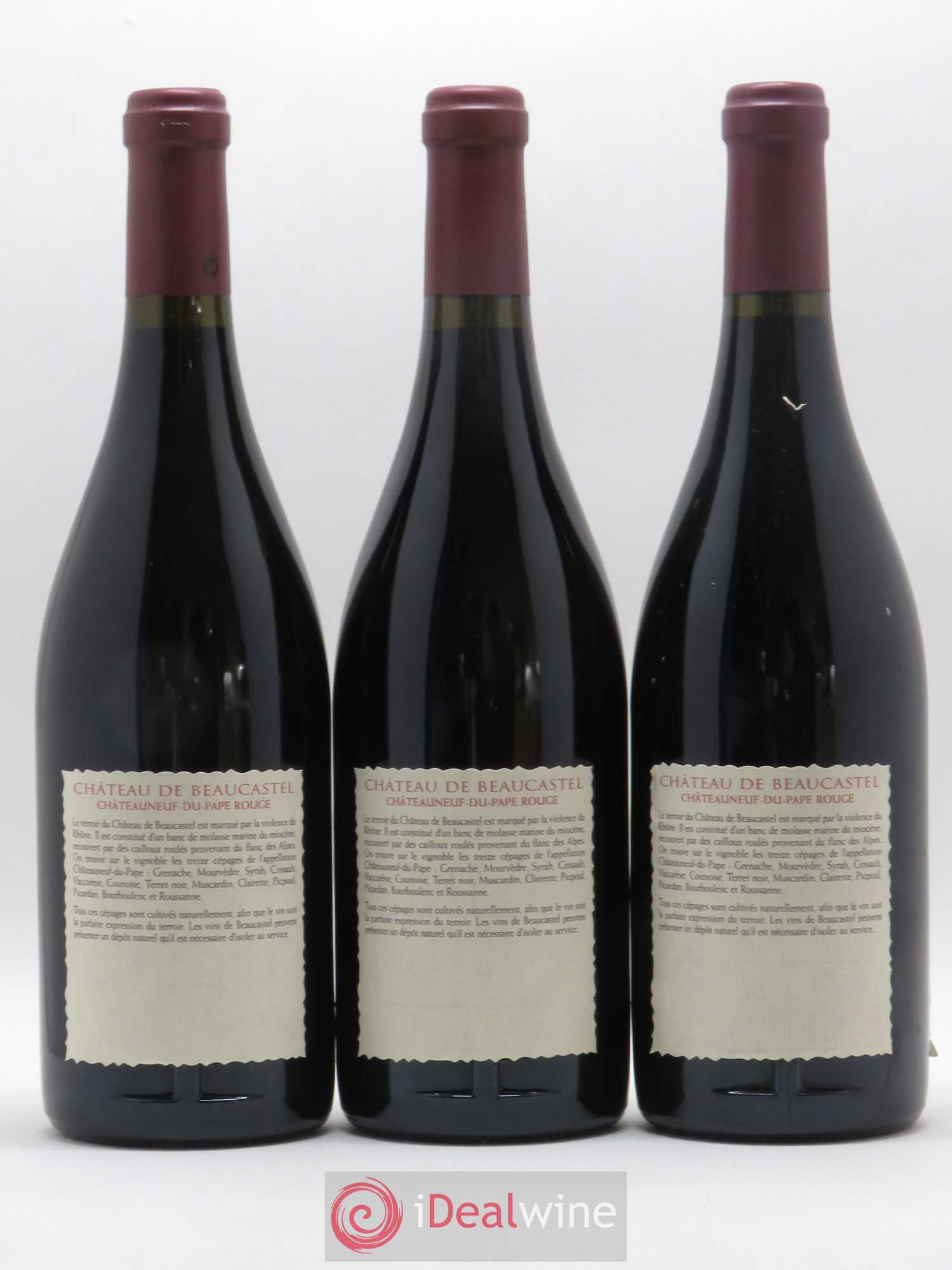 Châteauneuf-du-Pape Château de Beaucastel Famille Perrin 2000 - Lot de 12 bouteilles - 2