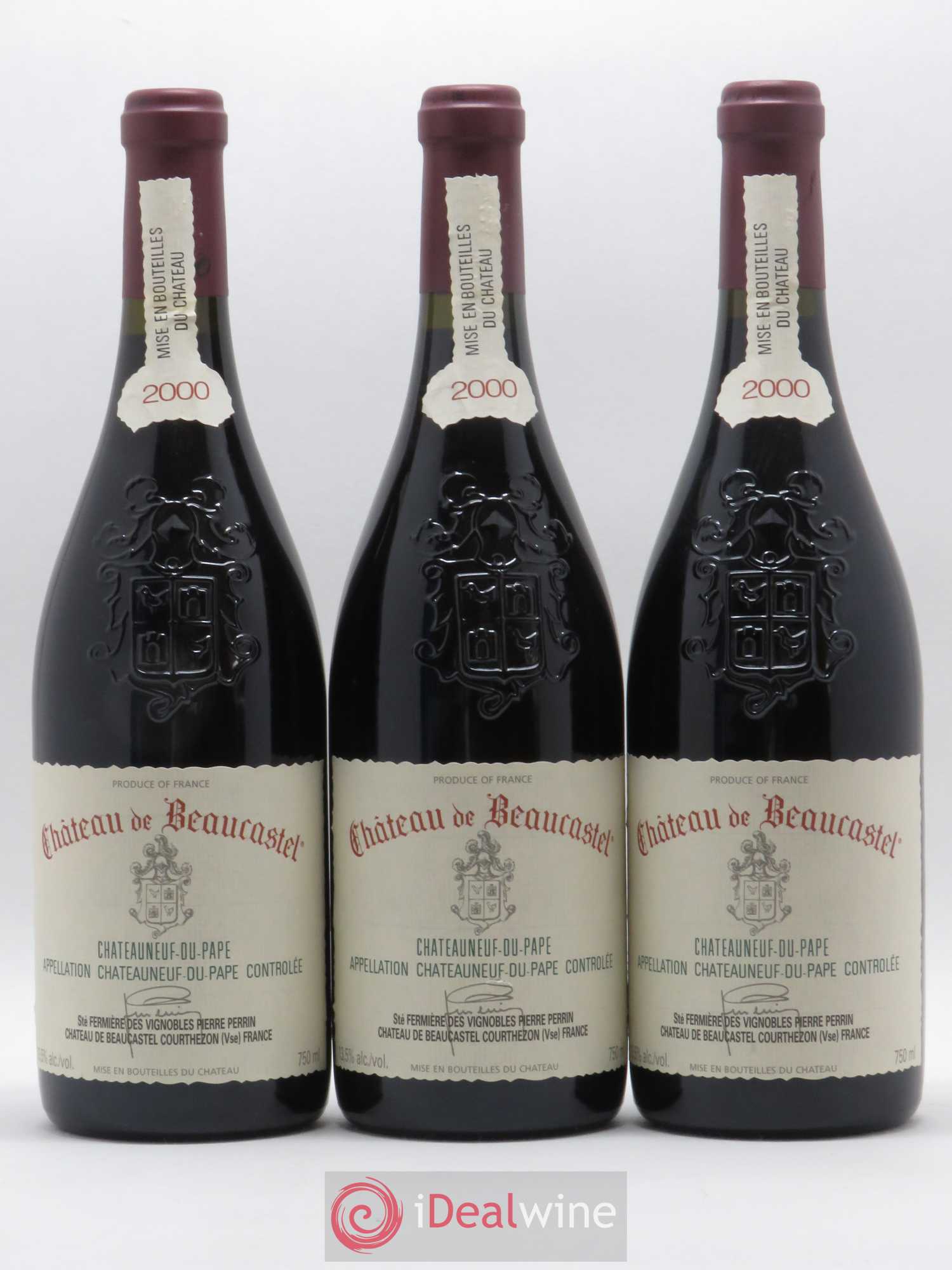 Châteauneuf-du-Pape Château de Beaucastel Famille Perrin 2000 - Lot de 12 bouteilles - 3