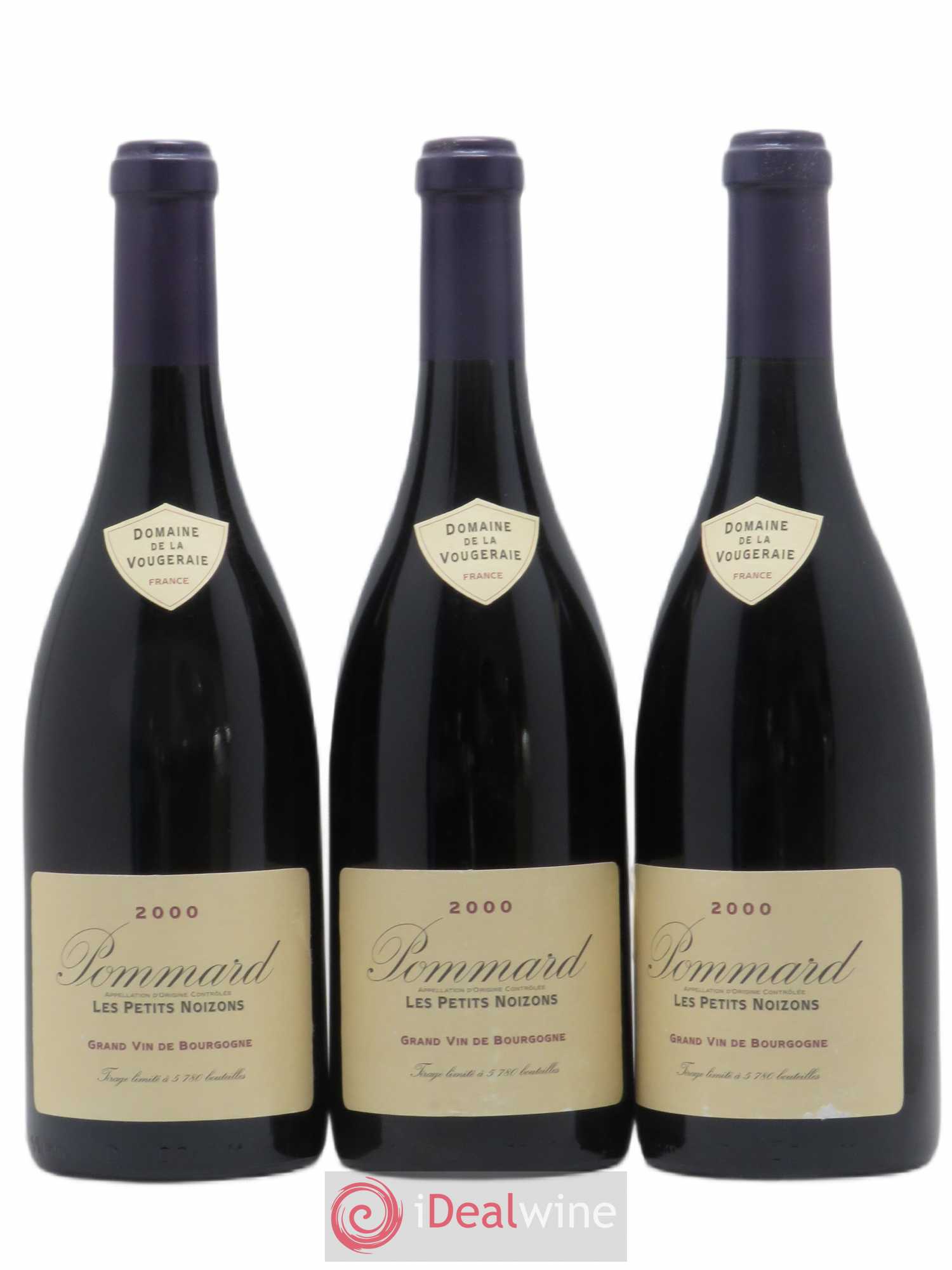 Pommard Les Petits Noizons La Vougeraie 2000 - Lot de 3 bouteilles - 0