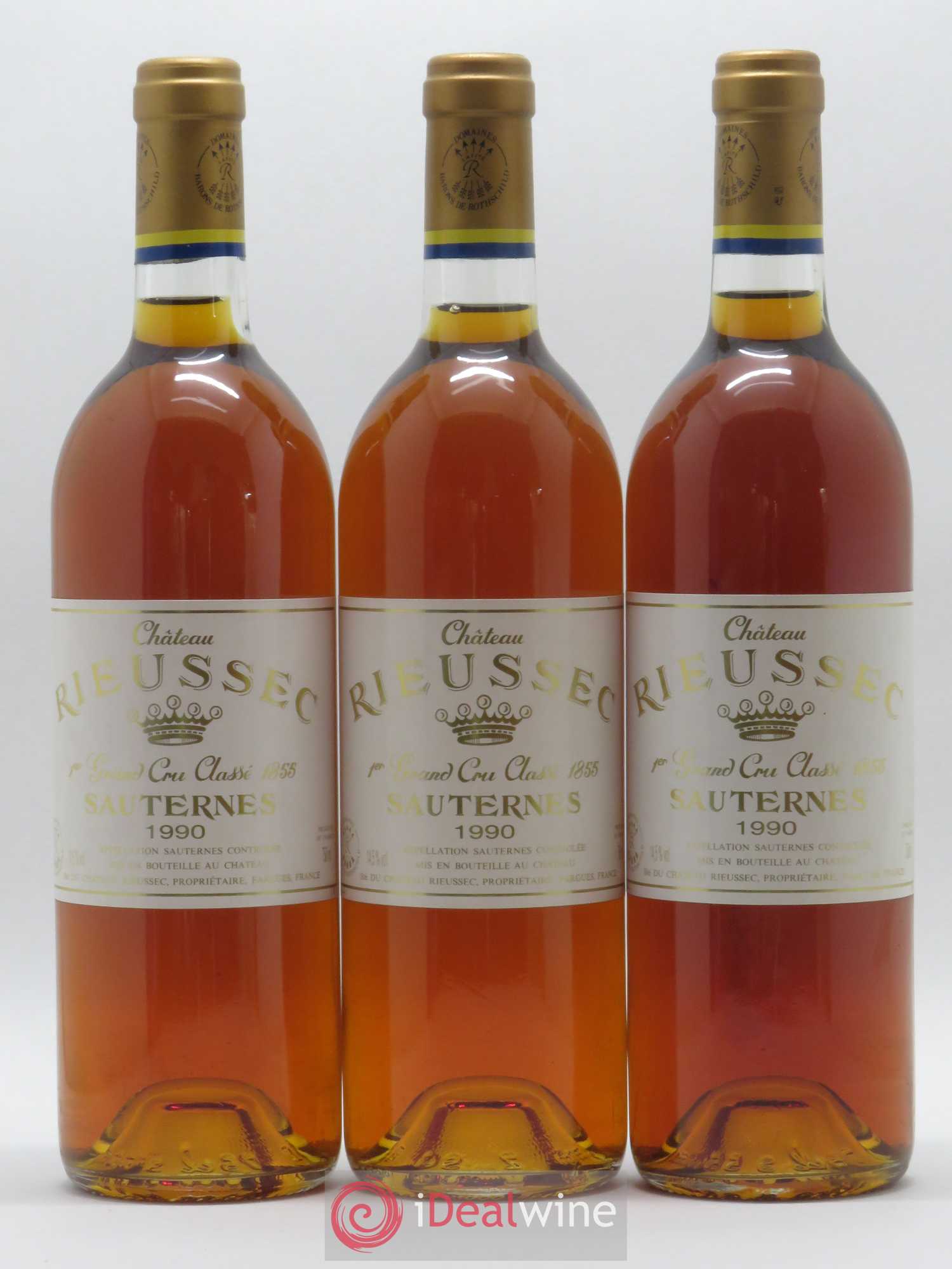 Château Rieussec 1er Grand Cru Classé 1990 - Lotto di 6 bottiglie - 1