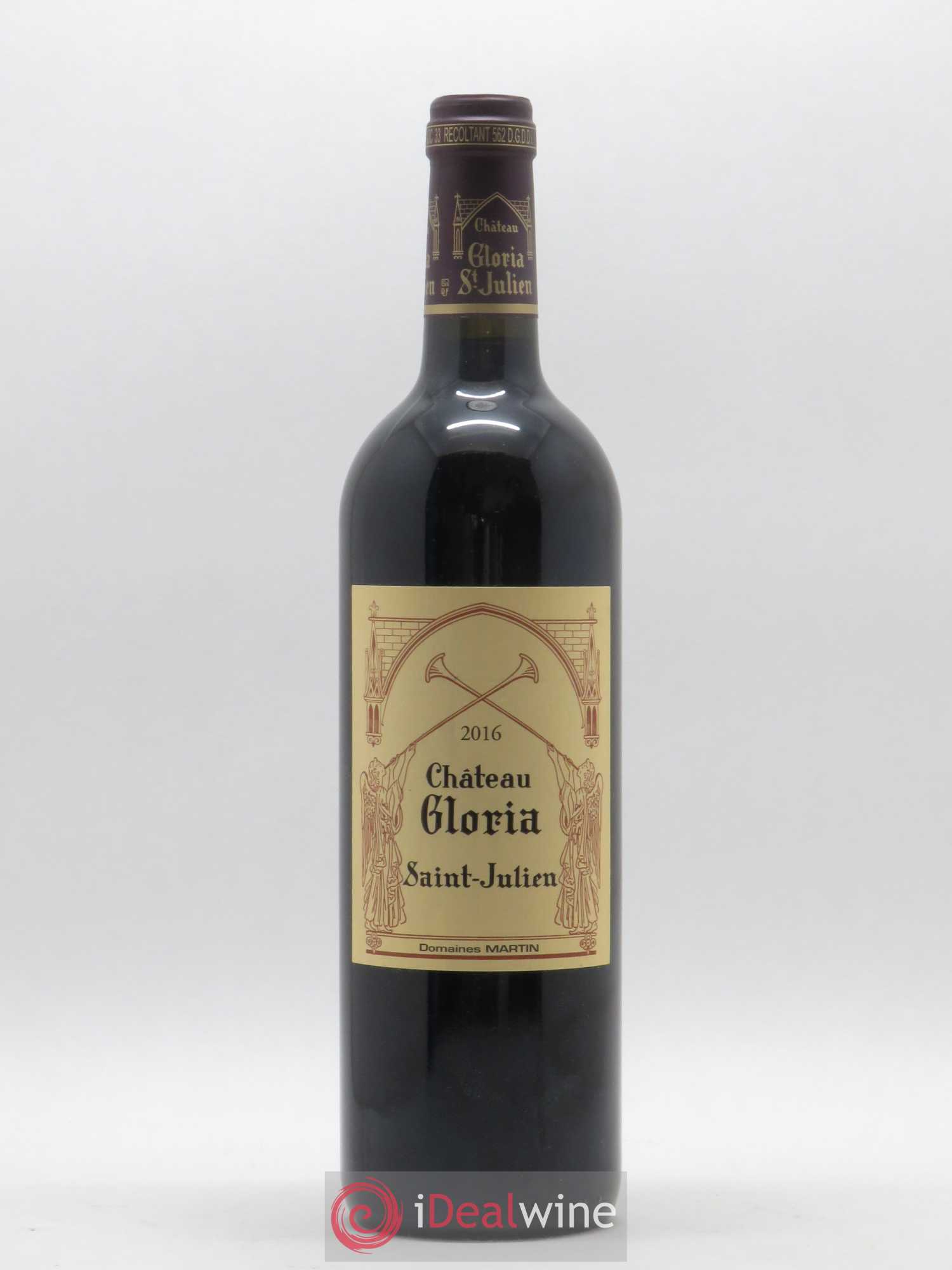 Château Gloria 2016 - Lot de 1 bouteille - 0