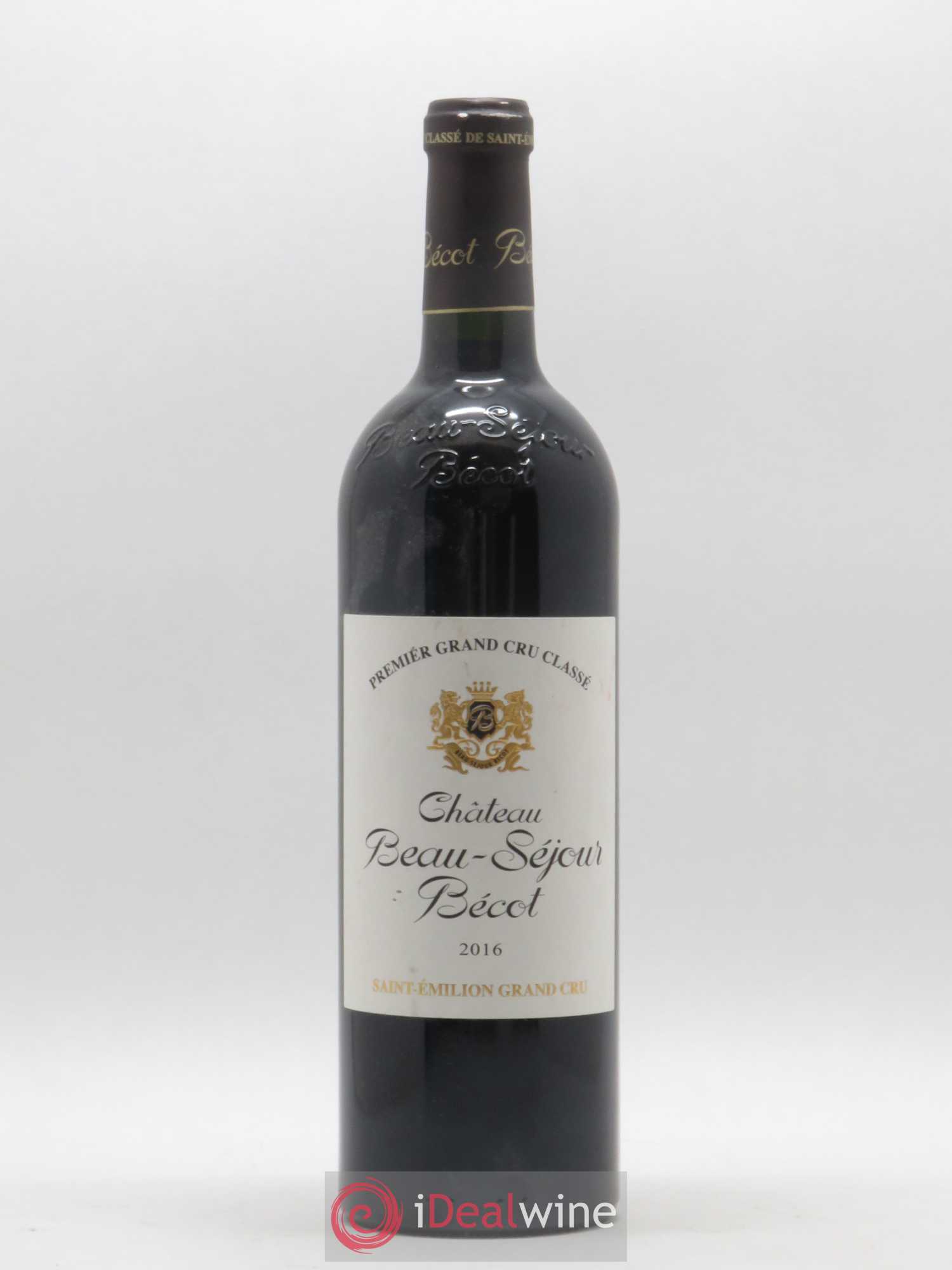 Château Beau-Séjour Bécot 1er Grand Cru Classé B 2016 - Lot de 1 bouteille - 0