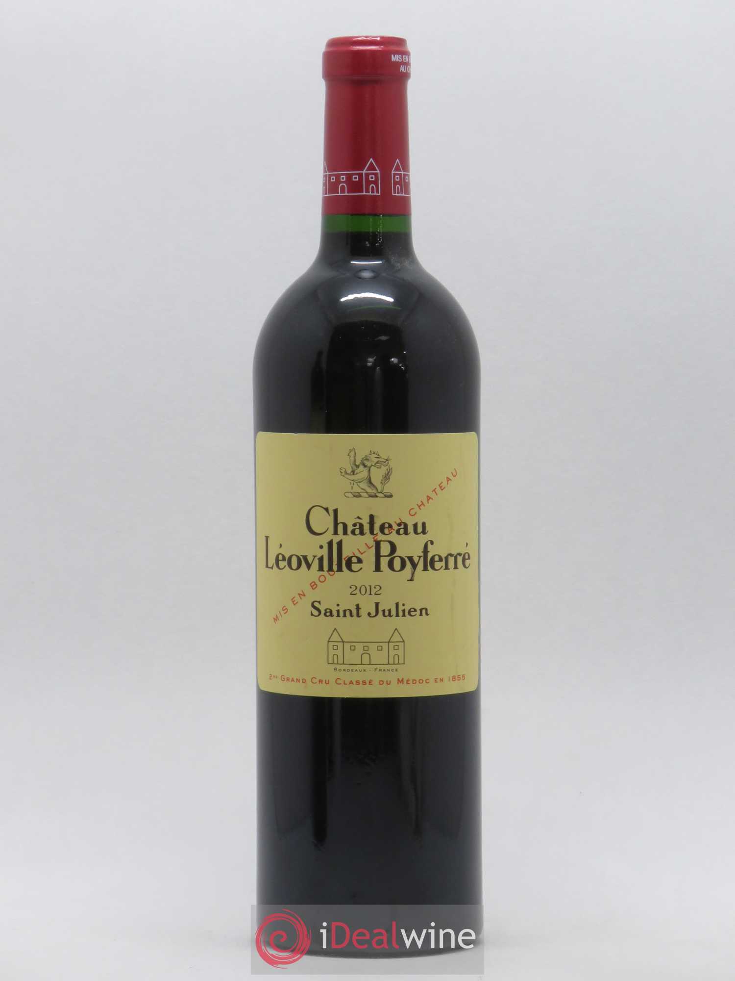 Château Léoville Poyferré 2ème Grand Cru Classé 2012 - Lot de 1 bouteille - 0