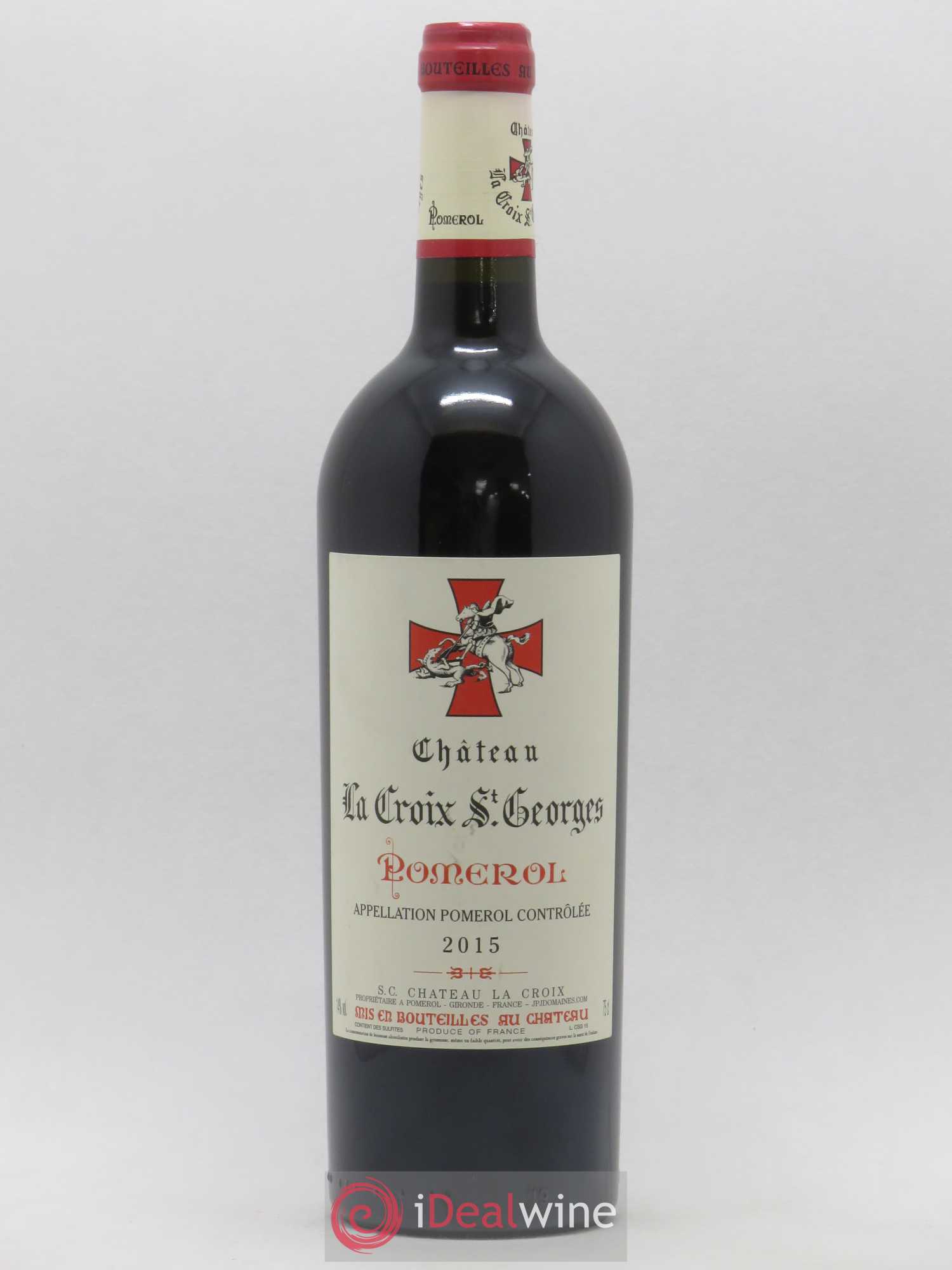 Château la Croix Saint-Georges 2015 - Lot de 1 bouteille - 0