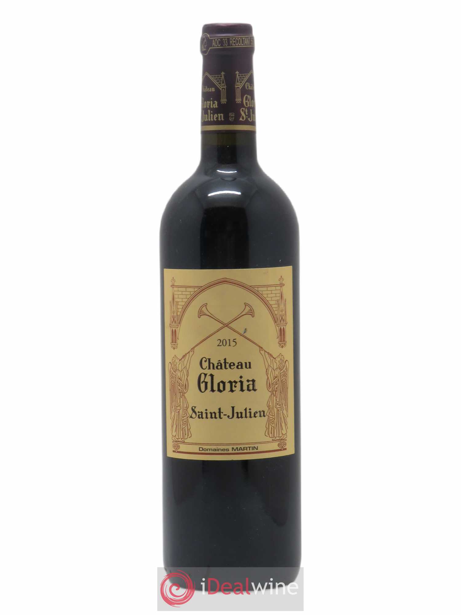 Château Gloria 2015 - Lot de 1 bouteille - 0