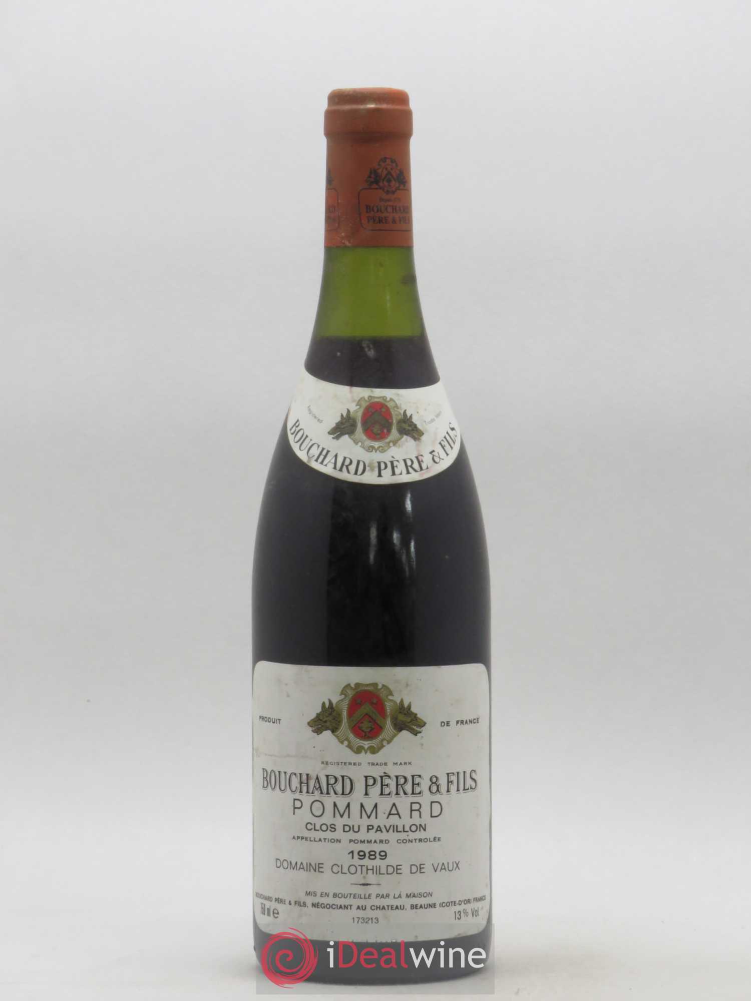 Pommard Bouchard Père & Fils Clos du Pavillon 1989 - Lot de 1 bouteille - 0