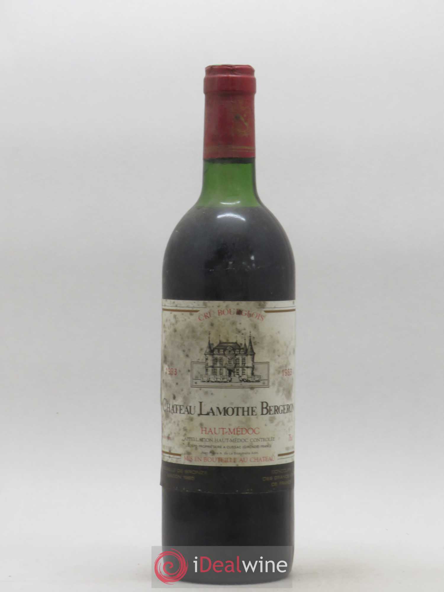 Château Lamothe Bergeron Cru Bourgeois 1983 - Lot de 1 bouteille - 0