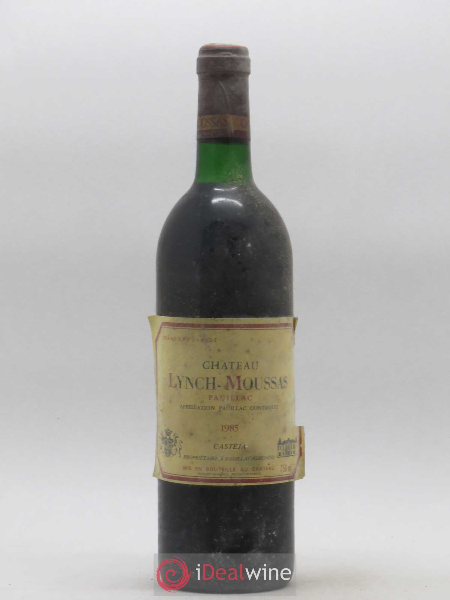 Château Lynch Moussas 5ème Grand Cru Classé 1985 - Lot de 1 bouteille - 0