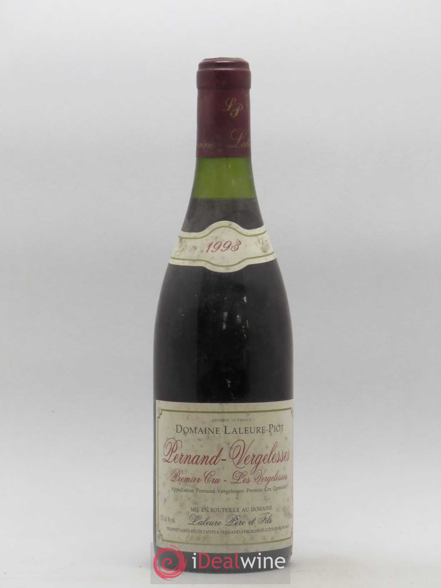Pernand-Vergelesses 1er Cru Les Vergelesses Laleure Piot 1993 - Posten von 1 Flasche - 0