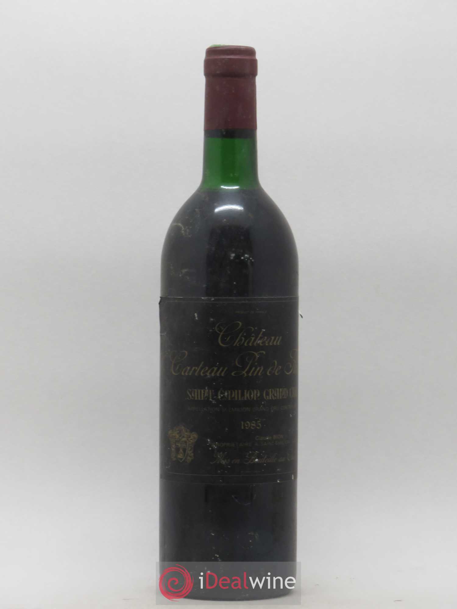 Saint-Émilion Grand Cru Château Carteau Lin de Fleur 1985 - Posten von 1 Flasche - 0