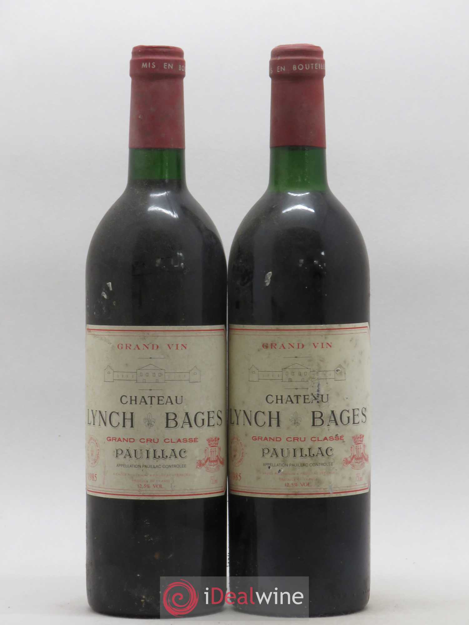 Château Lynch Bages 5ème Grand Cru Classé 1985 - Lot de 2 bouteilles - 0