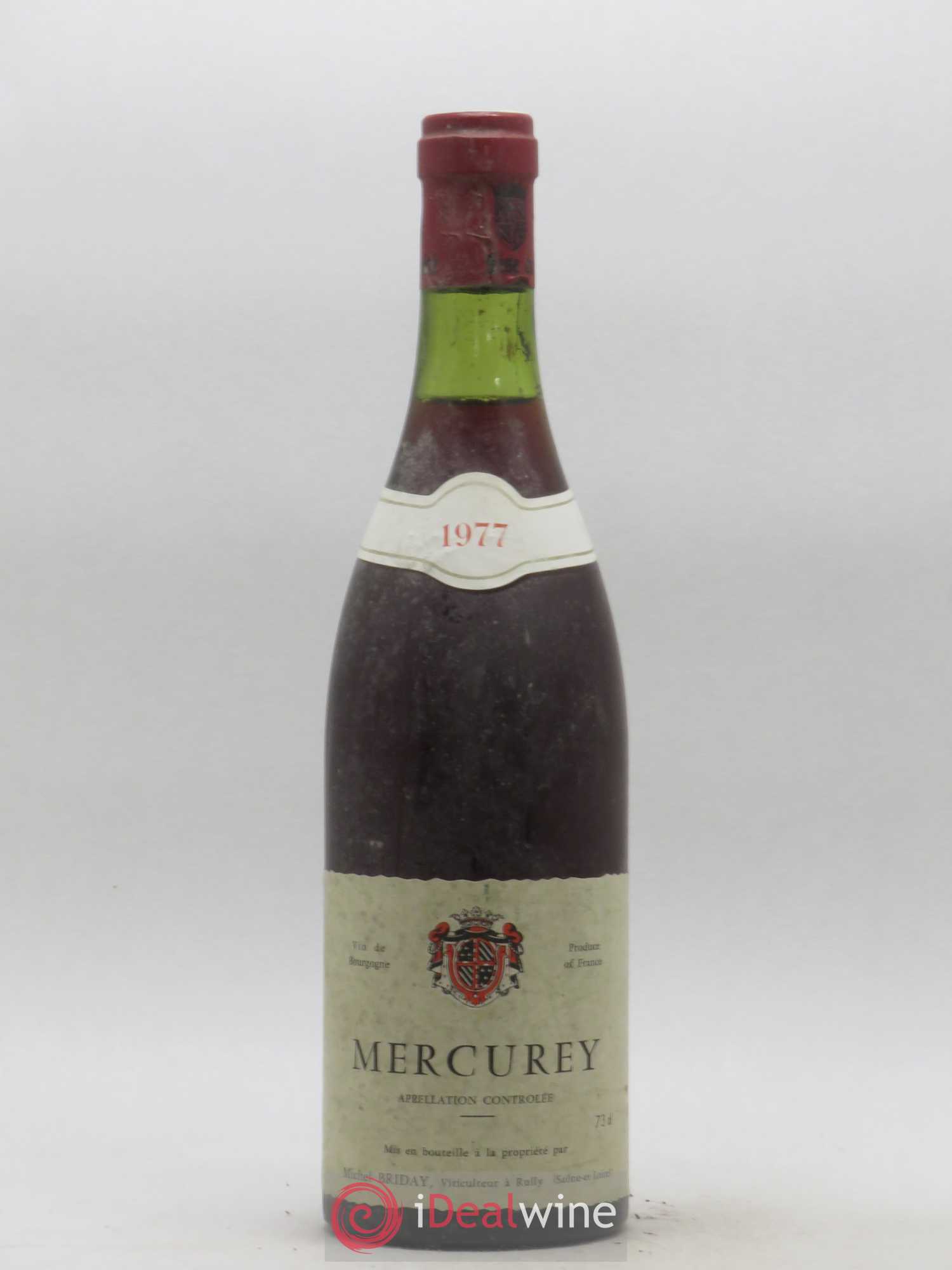 Mercurey Michel Briday 1977 - Posten von 1 Flasche - 0