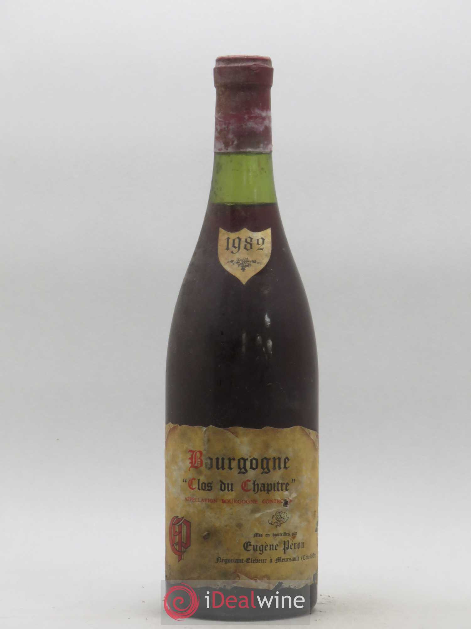 Bourgogne Clos du Chapitre Eugène Peron 1982 - Posten von 1 Flasche - 0