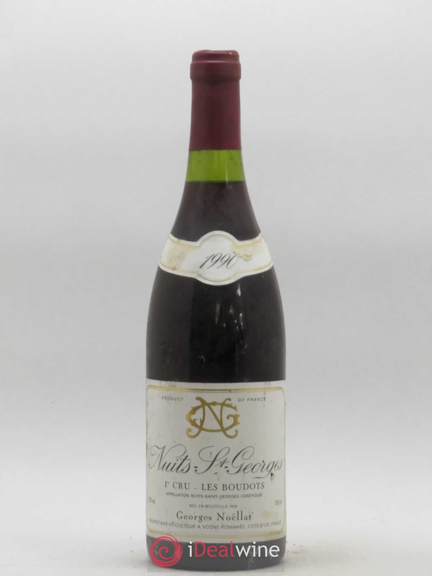 Nuits-Saint-Georges 1er Cru Aux Boudots Georges Noëllat (Domaine) 1990 - Lot de 1 bouteille - 0