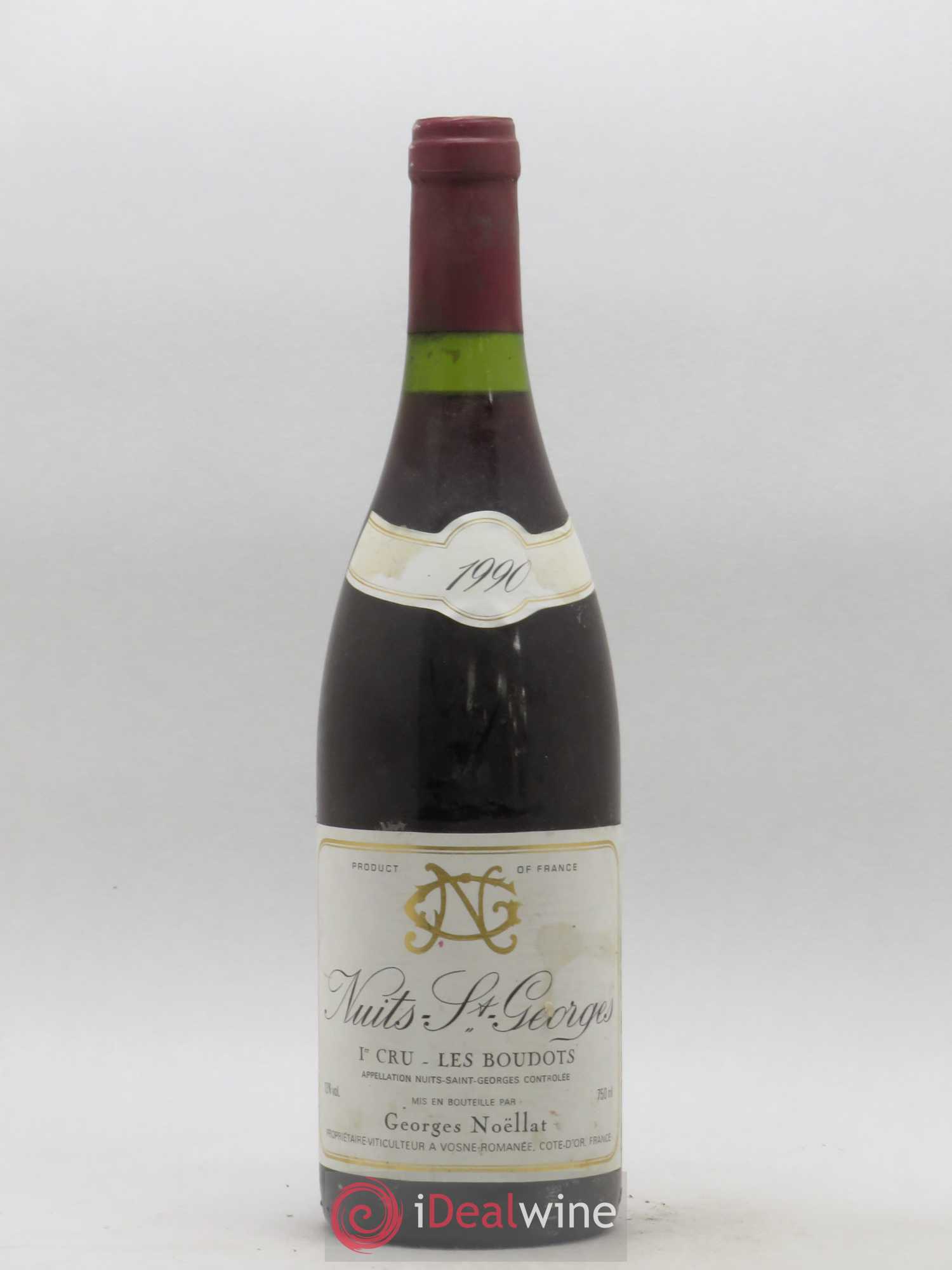 Nuits-Saint-Georges 1er Cru Aux Boudots Georges Noëllat (Domaine) 1990 - Lot de 1 bouteille - 0