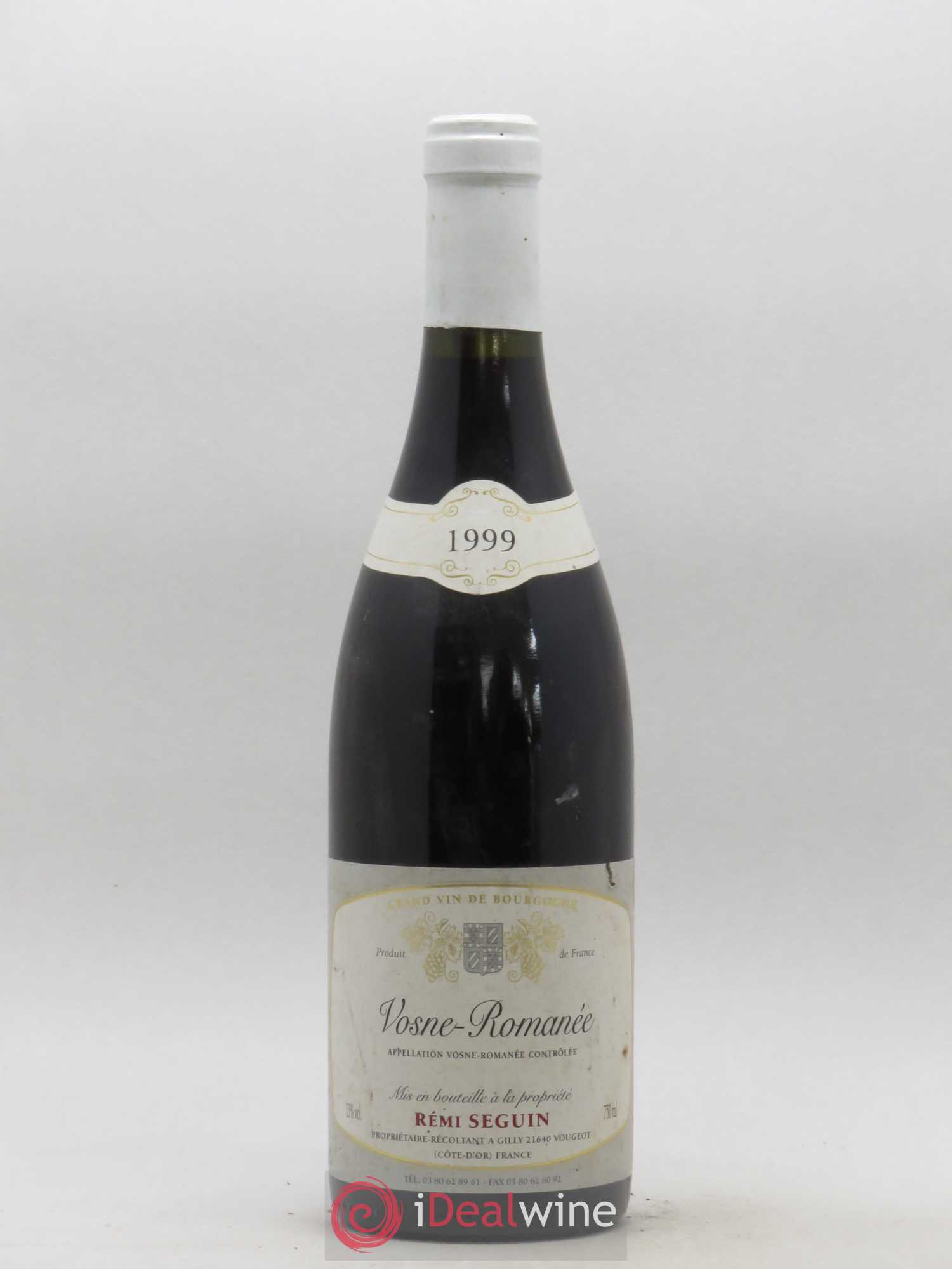 Vosne-Romanée Rémi Seguin 1999 - Lot de 1 bouteille - 0