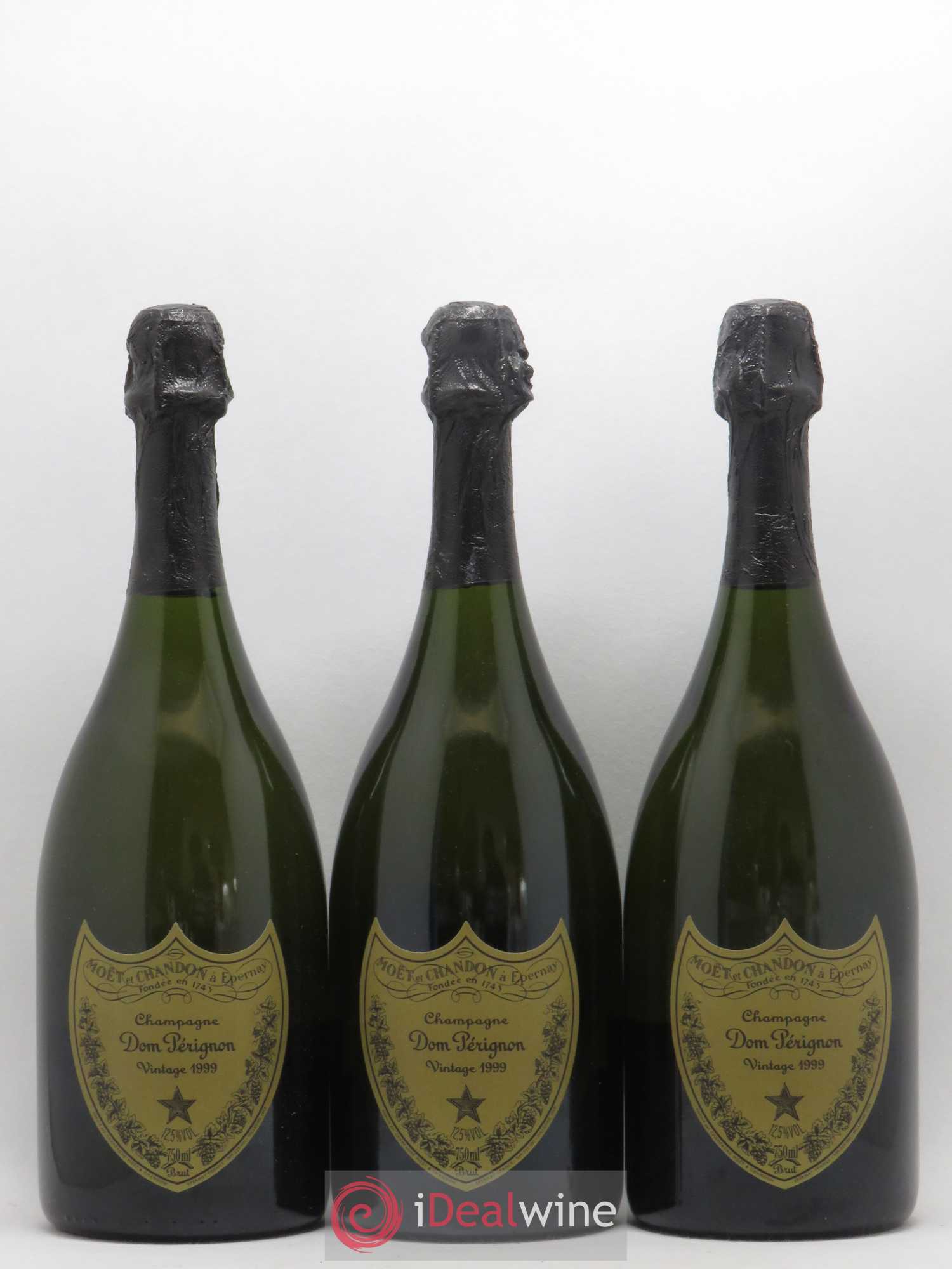 Brut Dom Pérignon 1999 - Lot de 3 bouteilles - 0