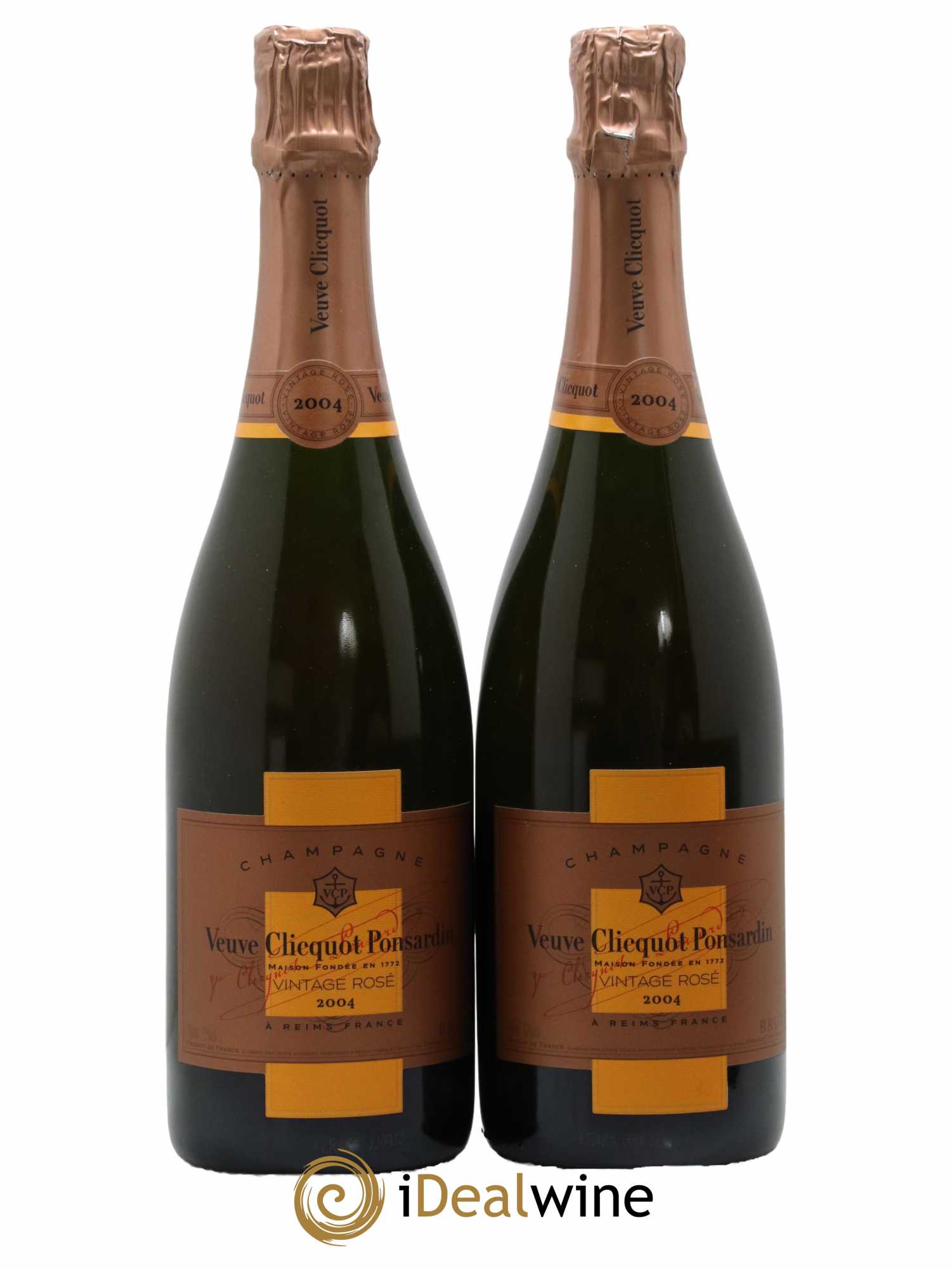 Vintage Rosé Veuve Clicquot 2004 - Lot de 2 bouteilles - 1