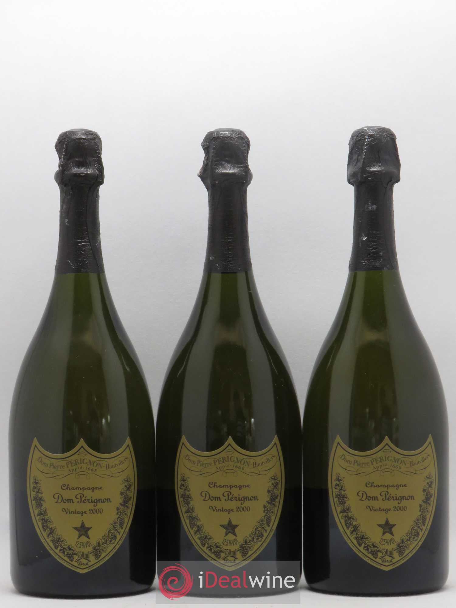 Brut Dom Pérignon 2000 - Lot de 3 bouteilles - 0