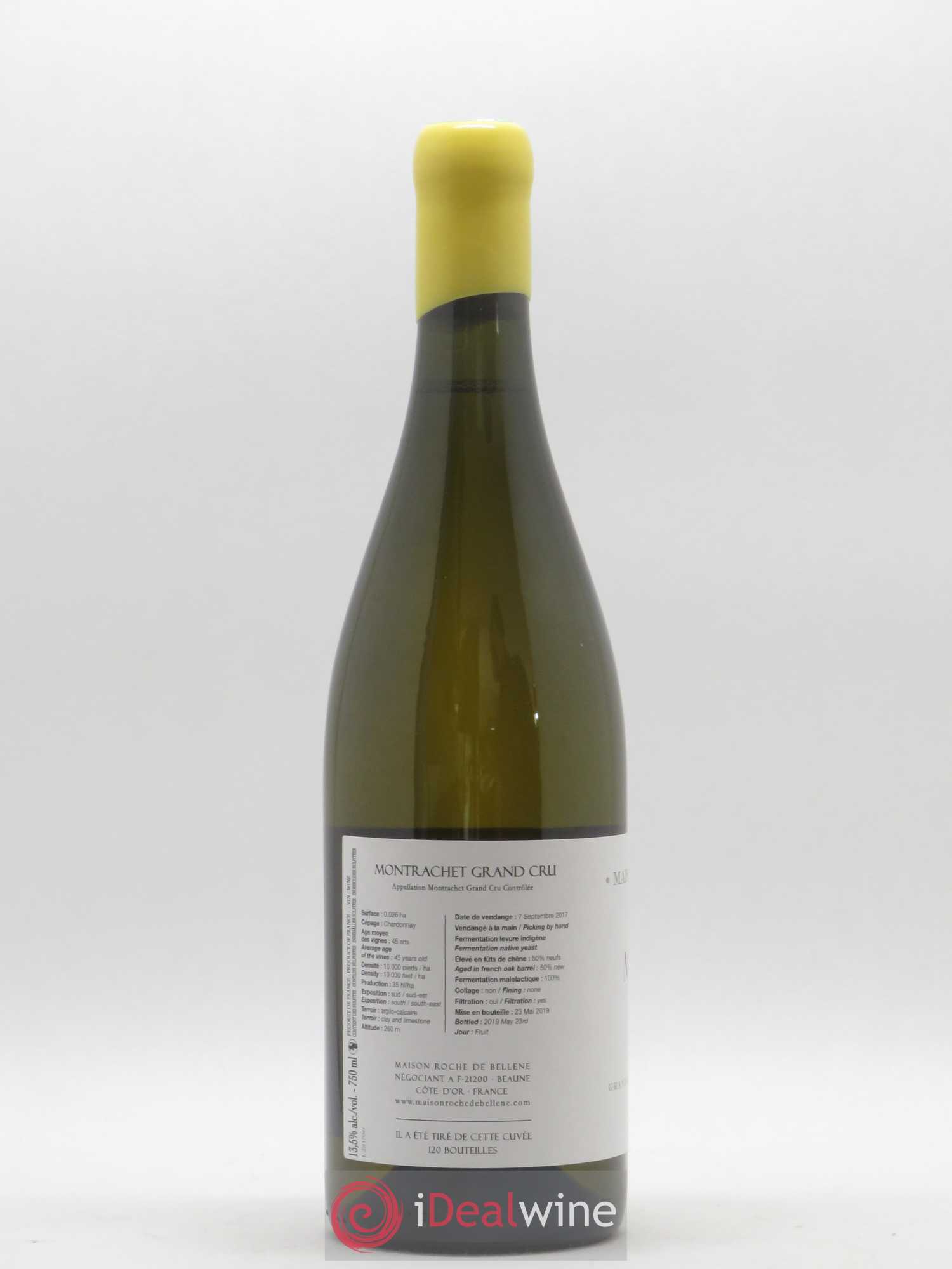 Montrachet Grand Cru Maison Roche de Bellene 2017 - Lot de 1 bouteille - 1