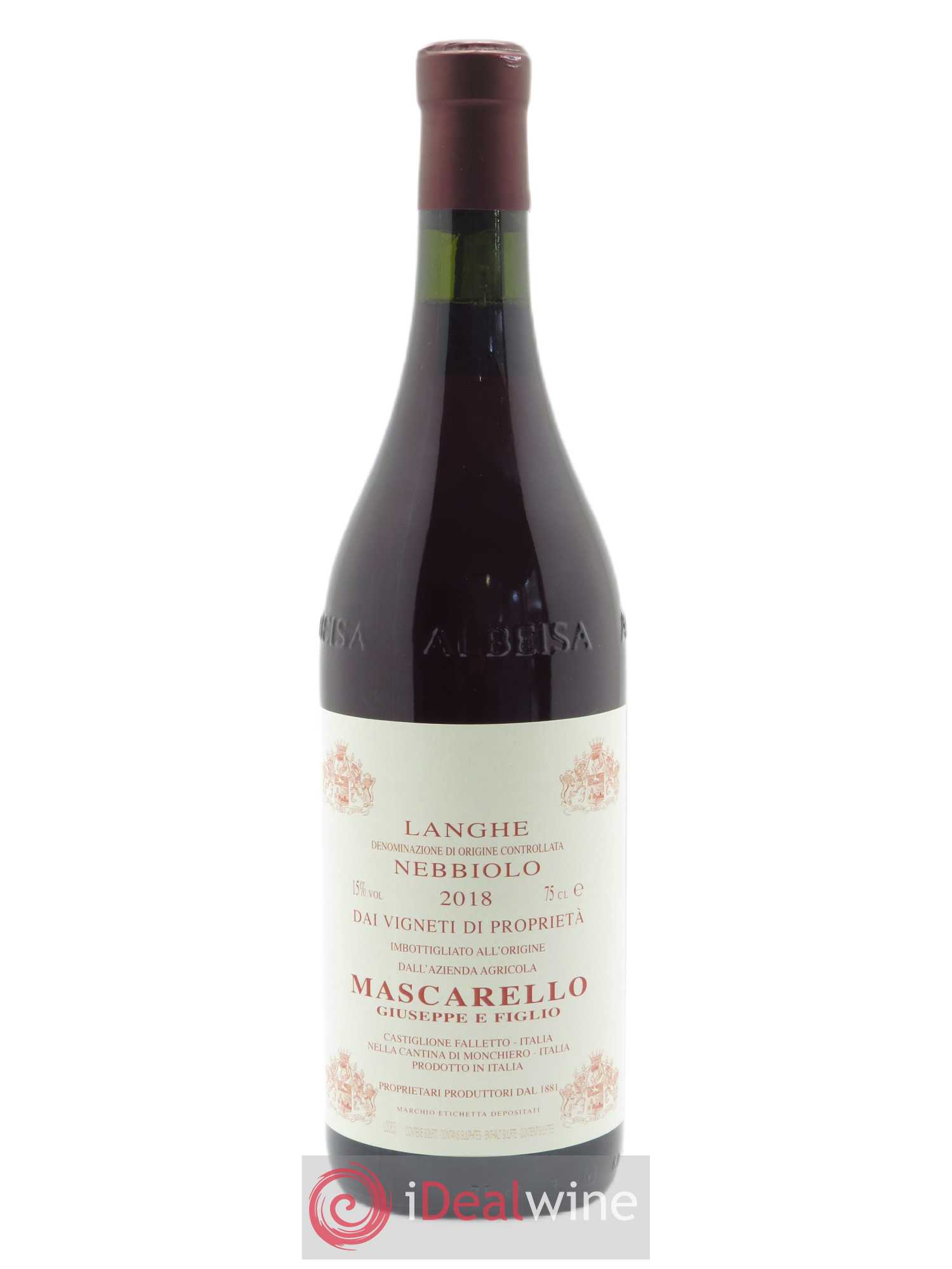 Langhe DOC Nebbiolo Giuseppe Mascarello 2018 - Lot de 1 bouteille - 0