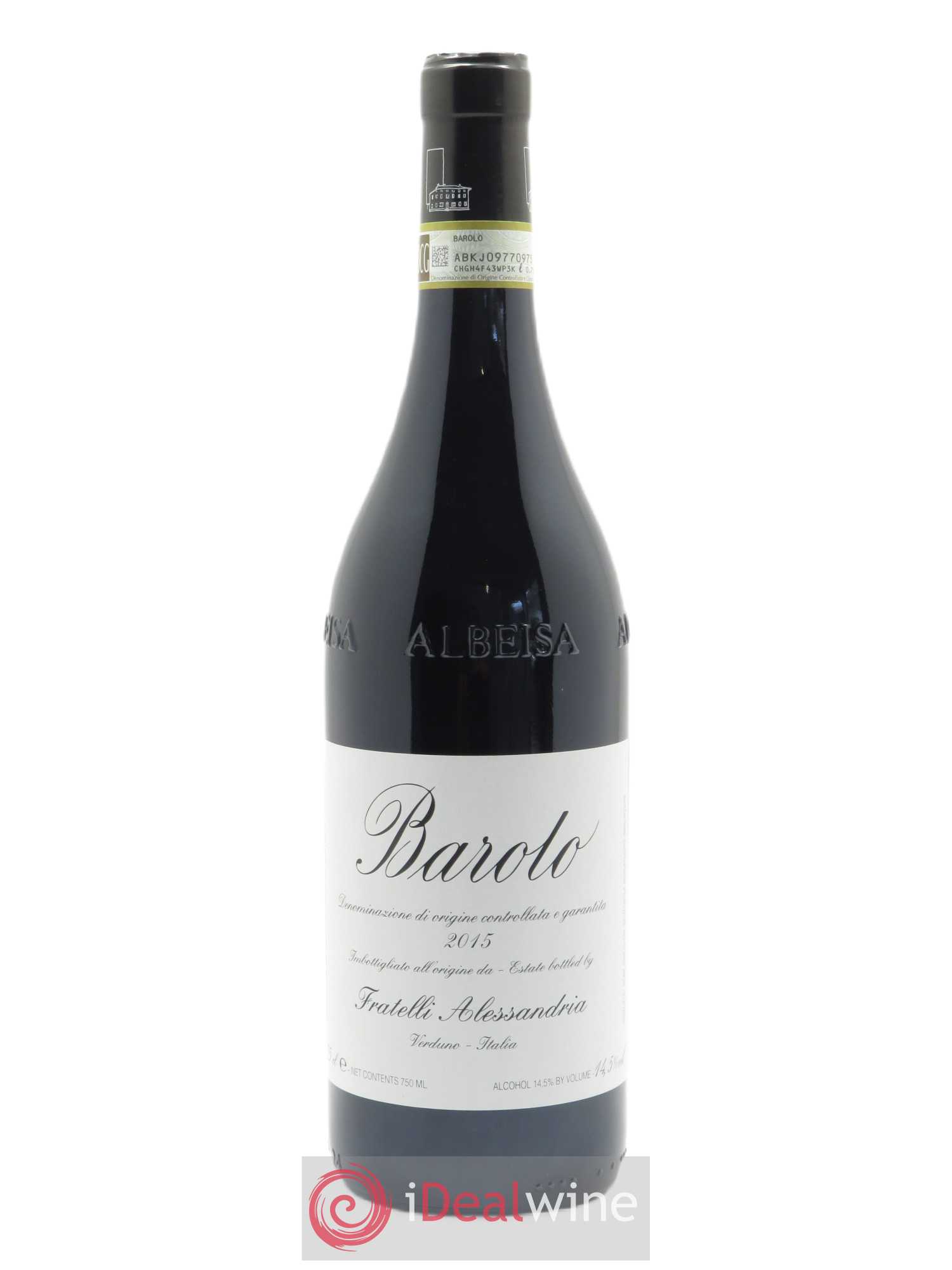 Barolo DOCG Fratelli Alessandria 2015 - Lot de 1 bouteille - 0