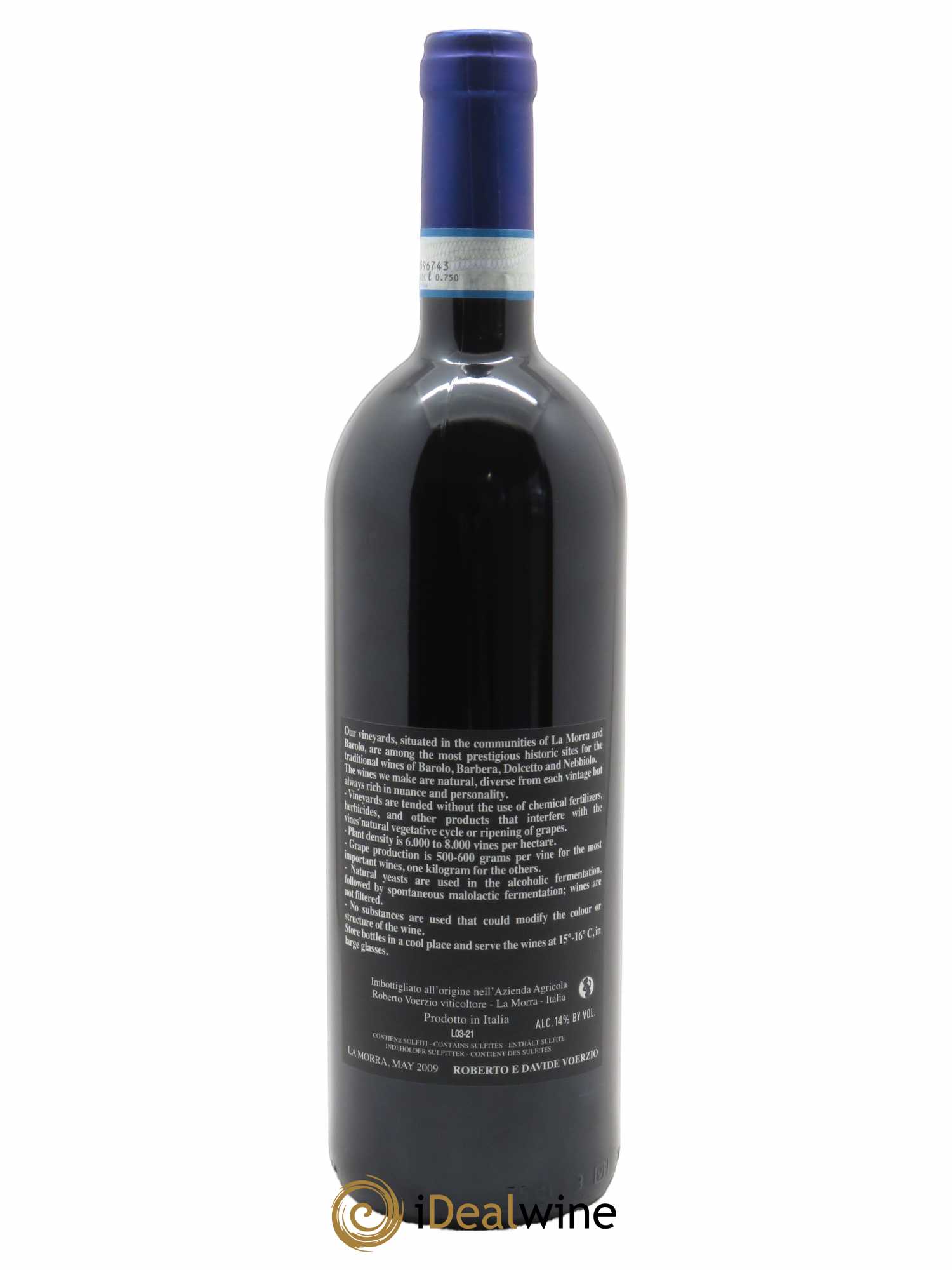 Barbera d'Alba DOC Il Ceretto Roberto Voerzio 2019 - Lot de 1 bouteille - 1