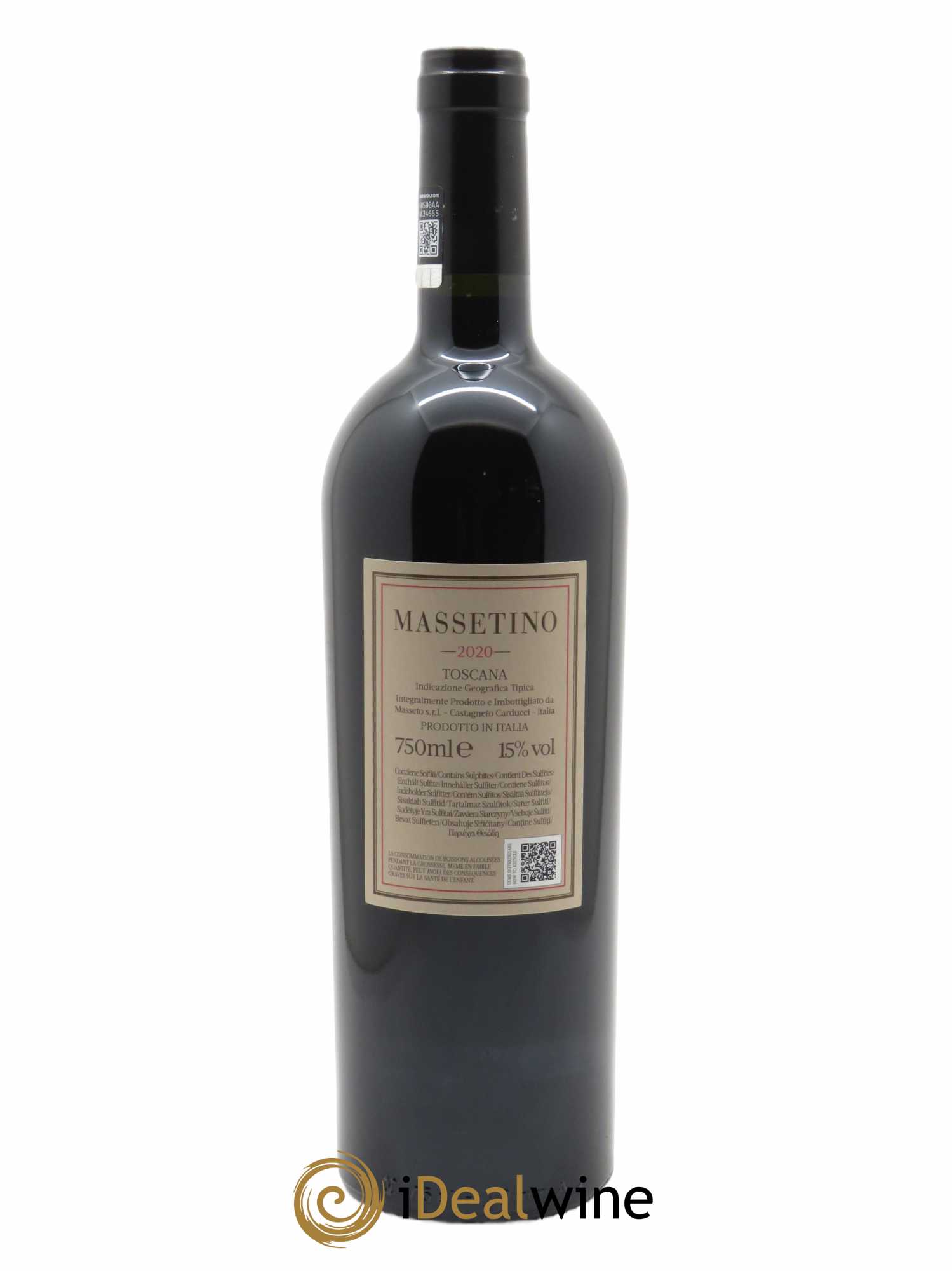 Toscana IGT Tenuta Dell'Ornellaia Massetino Frescobaldi (OWC if 3 bt) 2020 - Lot of 1 bottle - 1