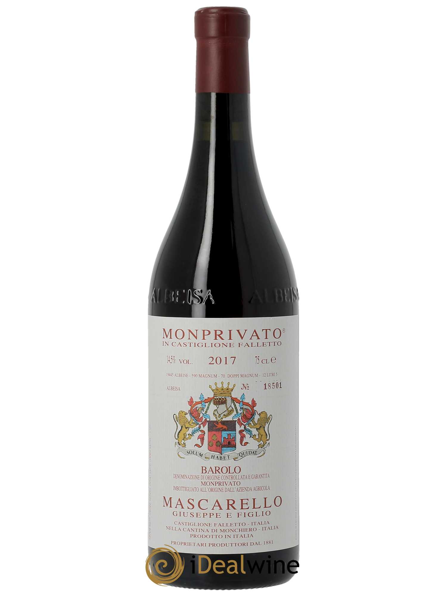 Barolo DOCG Monprivato Giuseppe Mascarello 2017 - Lot of 1 bottle - 0