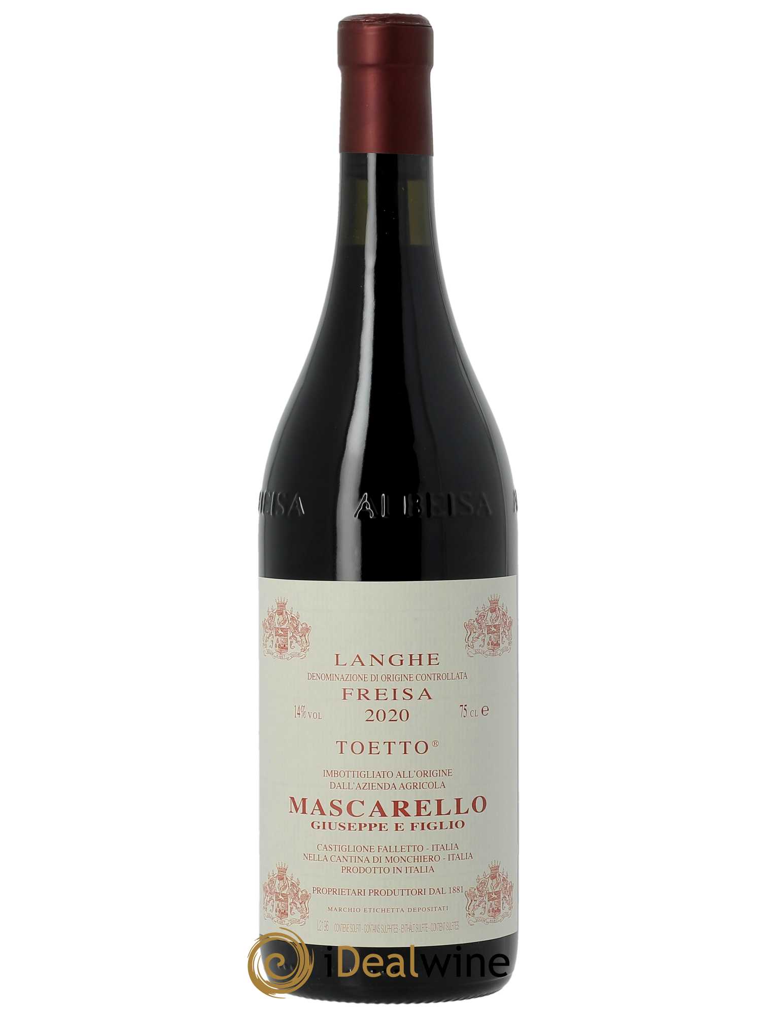 Langhe DOC Freisa Toetto Giuseppe Mascarello 2020 - Lot de 1 bouteille - 0