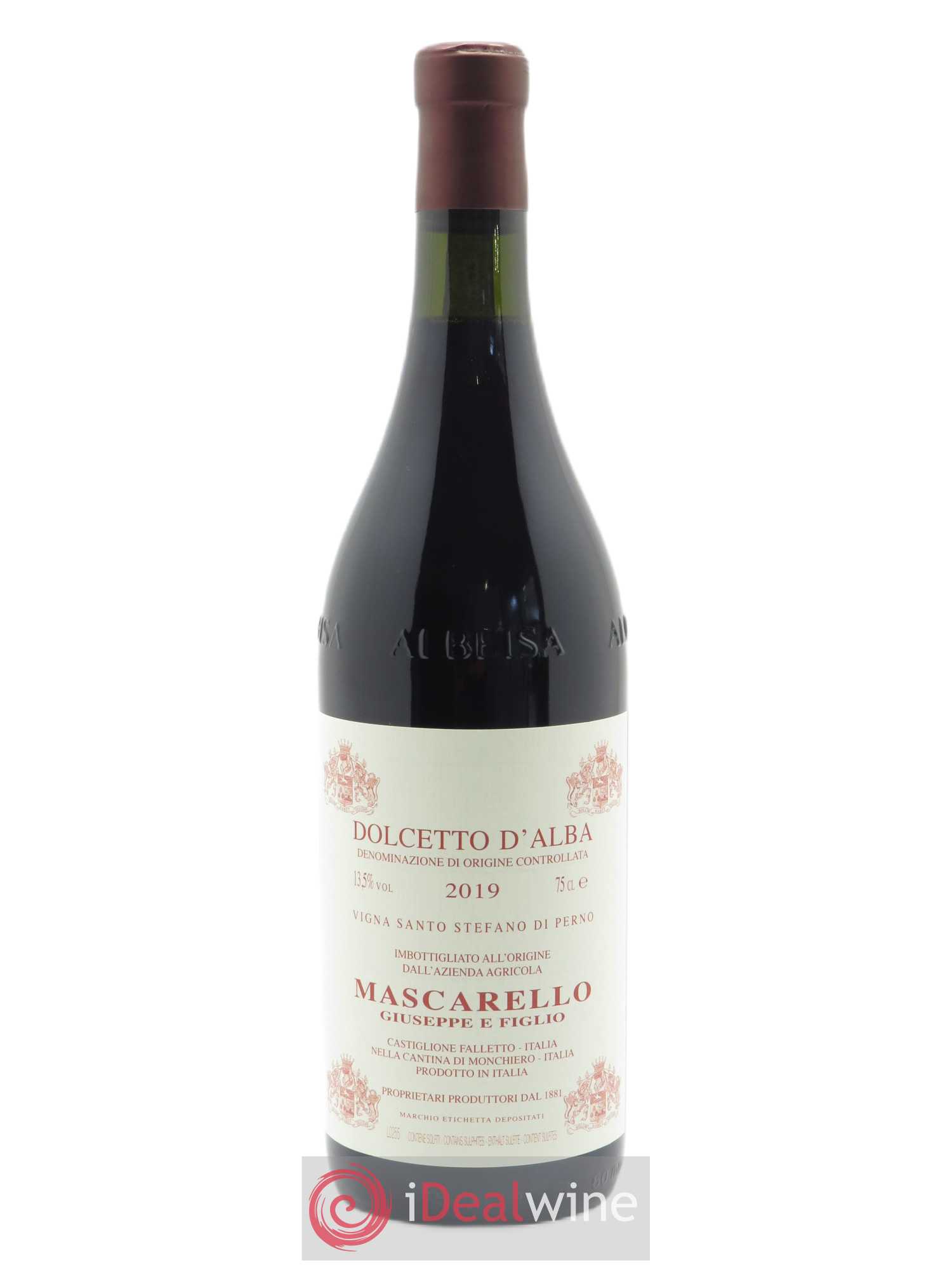 Dolcetto d'Alba Vigna Santo Stefano Di Perno Giuseppe Mascarello 2019 - Lot de 1 bouteille - 0