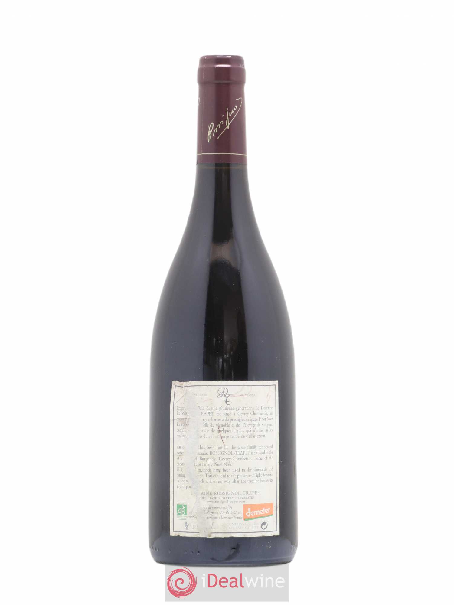 Chambertin Grand Cru Rossignol-Trapet (Domaine) 2009 - Lot de 1 bouteille - 1