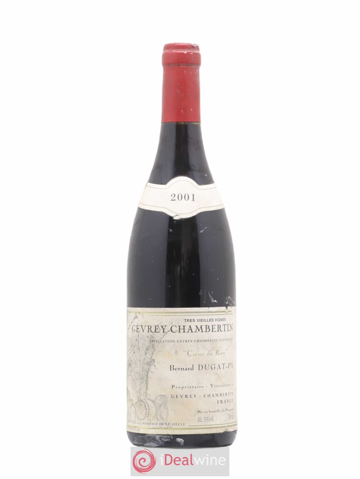 Gevrey-Chambertin Coeur de Roy Très Vieilles Vignes Dugat-Py 2001 - Lot de 1 bouteille - 0