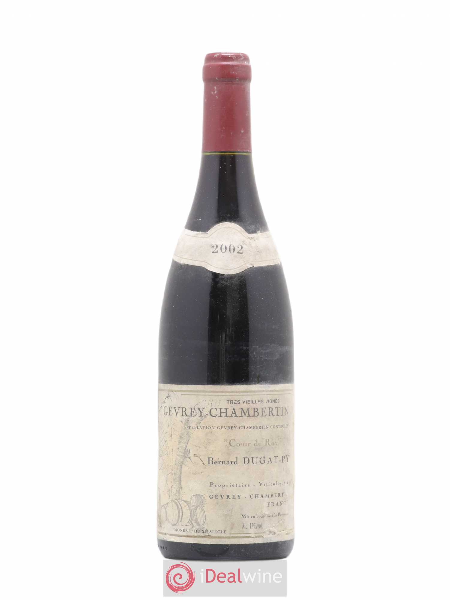 Gevrey-Chambertin Coeur de Roy Très Vieilles Vignes Dugat-Py 2002 - Lot de 1 bouteille - 0