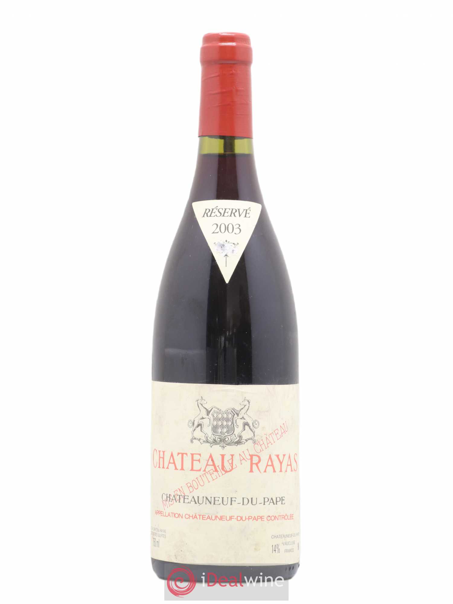 Châteauneuf-du-Pape Château Rayas Emmanuel Reynaud 2003 - Lot de 1 bouteille - 0
