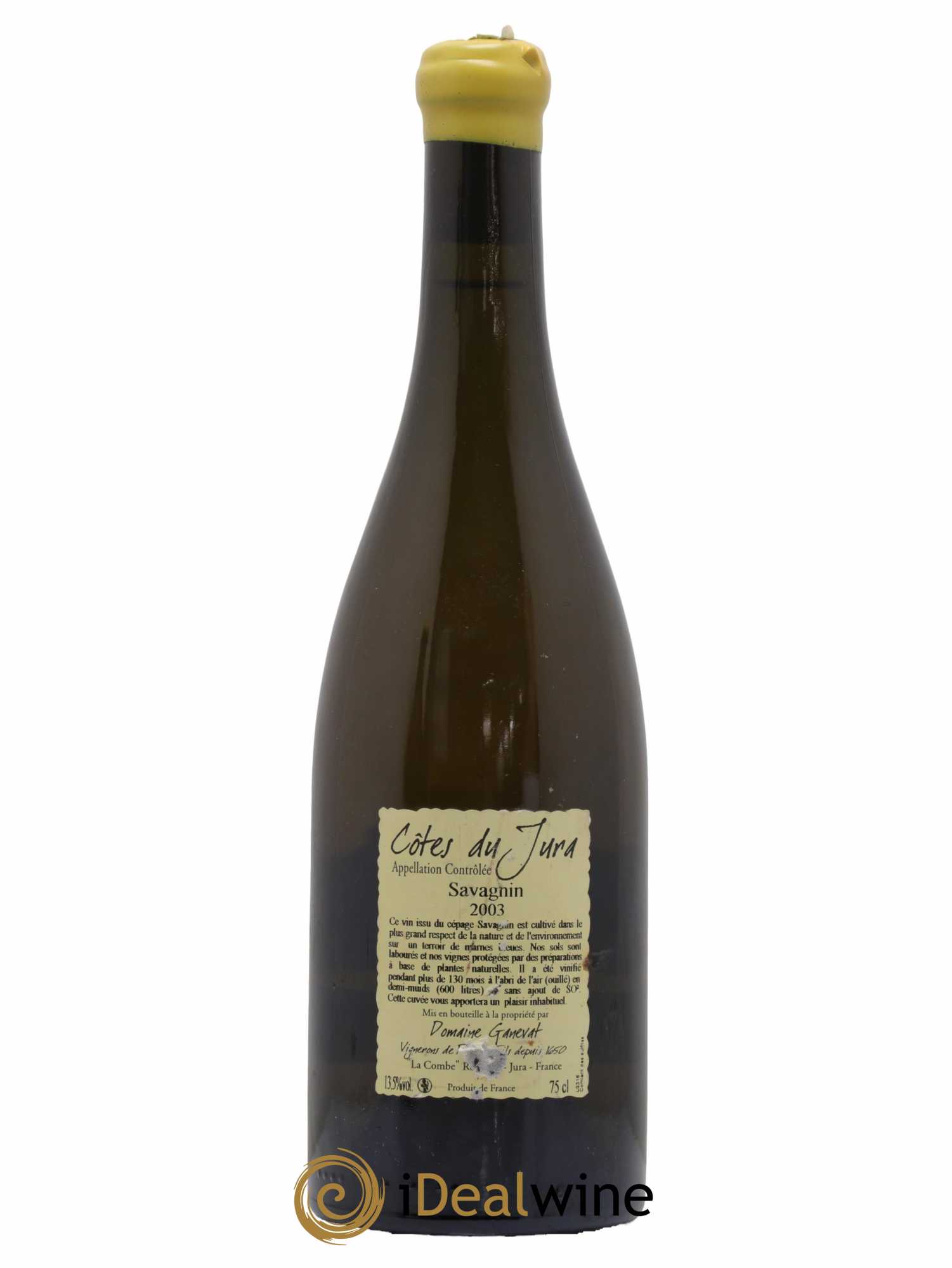 Côtes du Jura Les Vignes de mon Père Jean-François Ganevat (Domaine) 2003 - Lot de 1 bouteille - 1