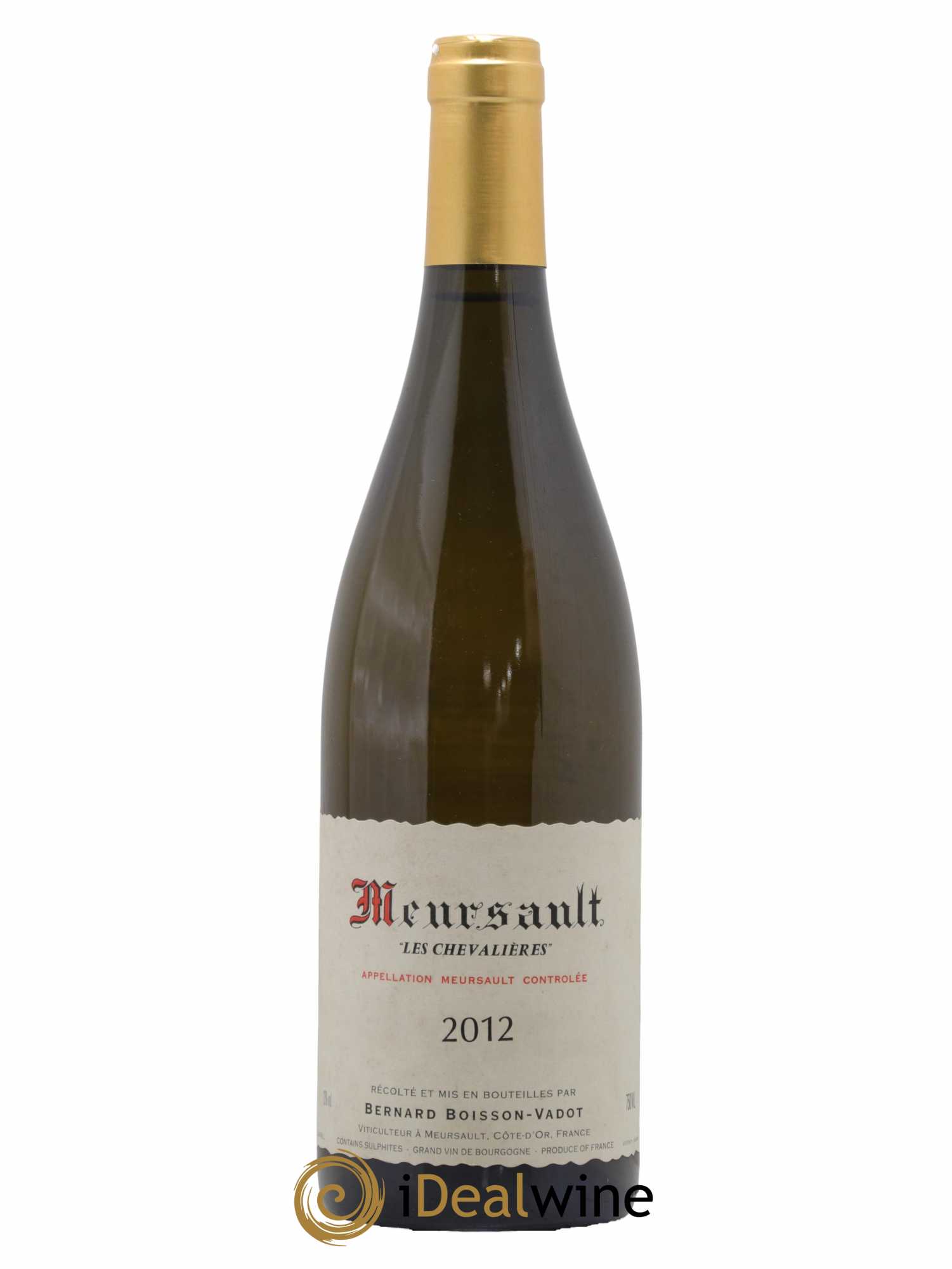 Meursault Les Chevalières Boisson-Vadot (Domaine) 2012 - Lot de 1 bouteille - 0